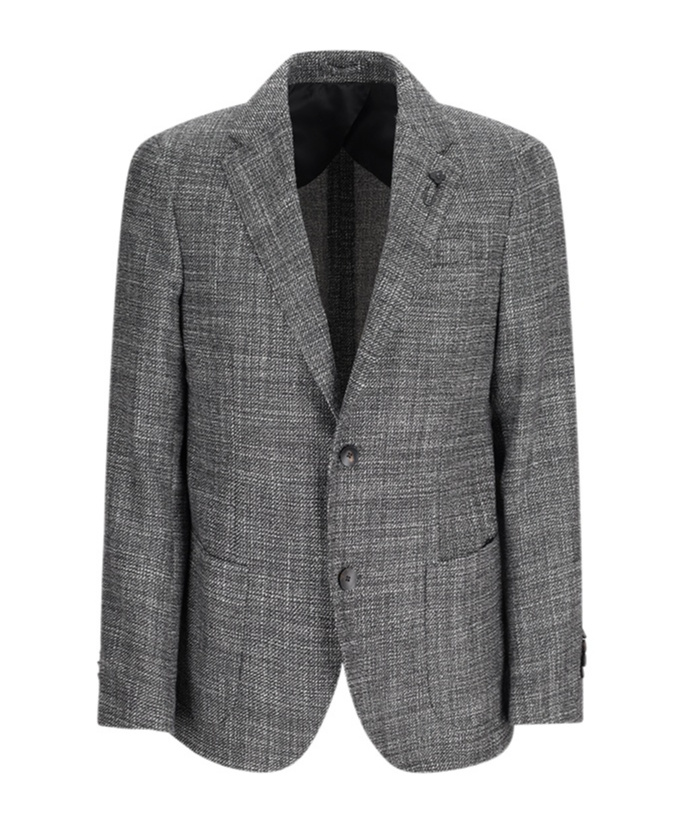 Lardini Single-breasted Blazer In Gray