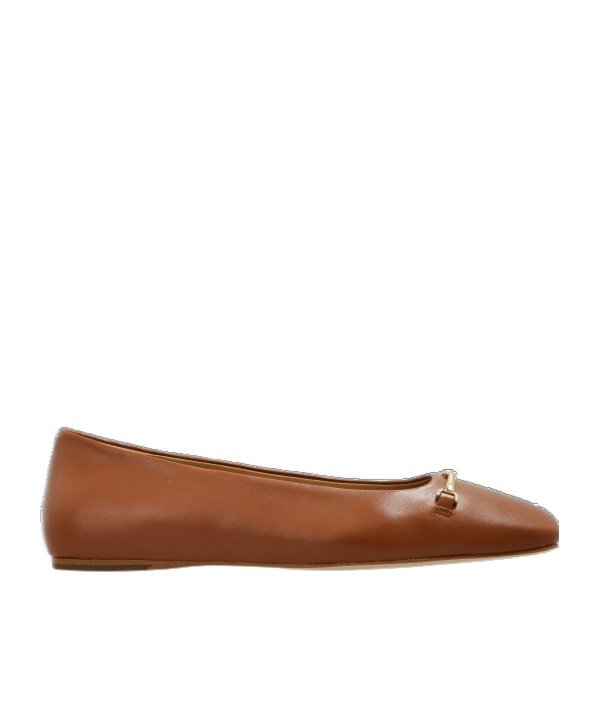 Michael Michael Kors Lena Ballerina Shoes In Brown