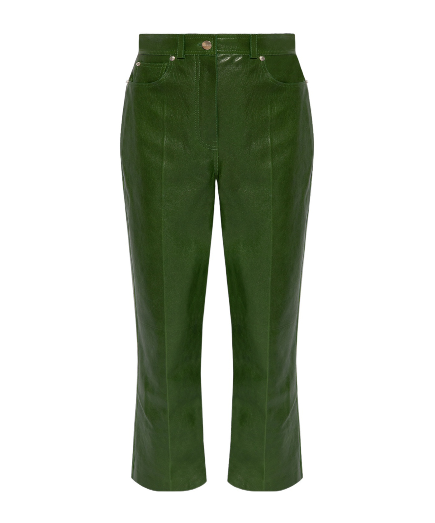 Ferragamo Logo Casual Pants In Green