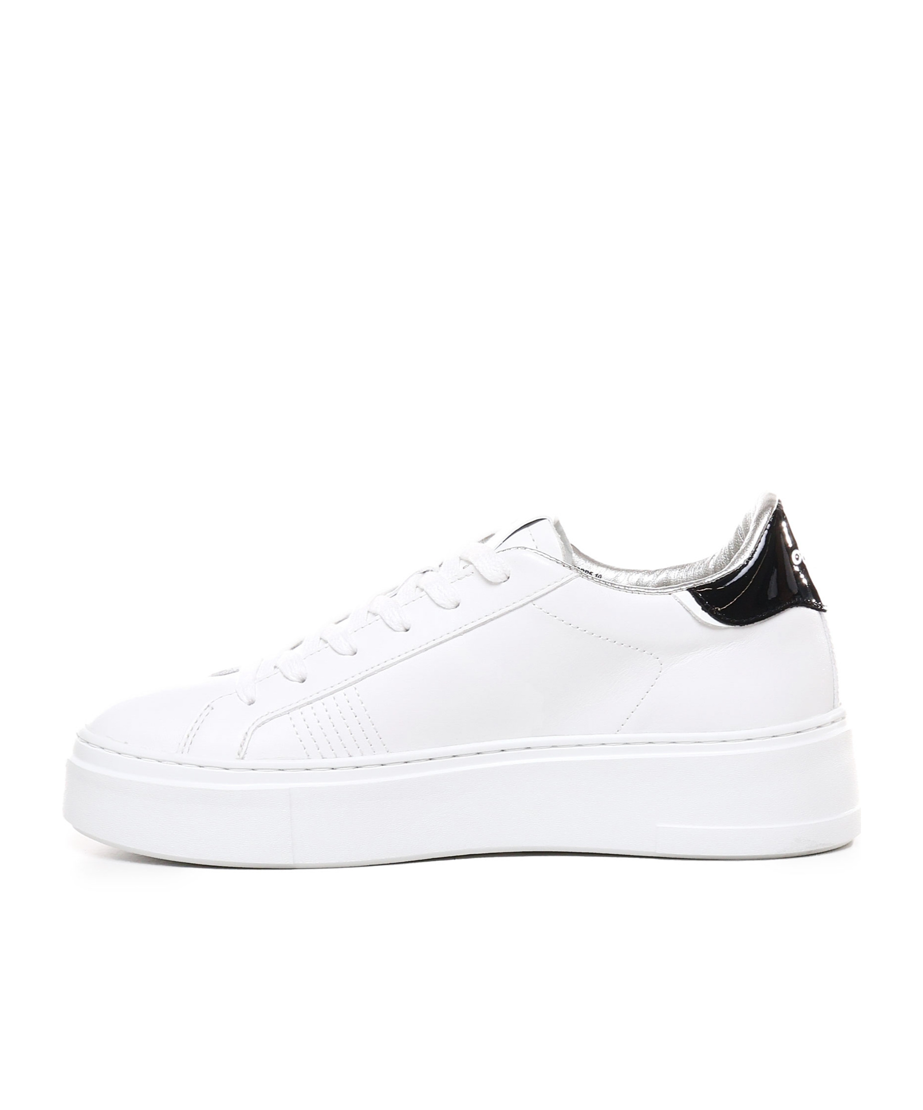 Crime London Laced Sneakers In White