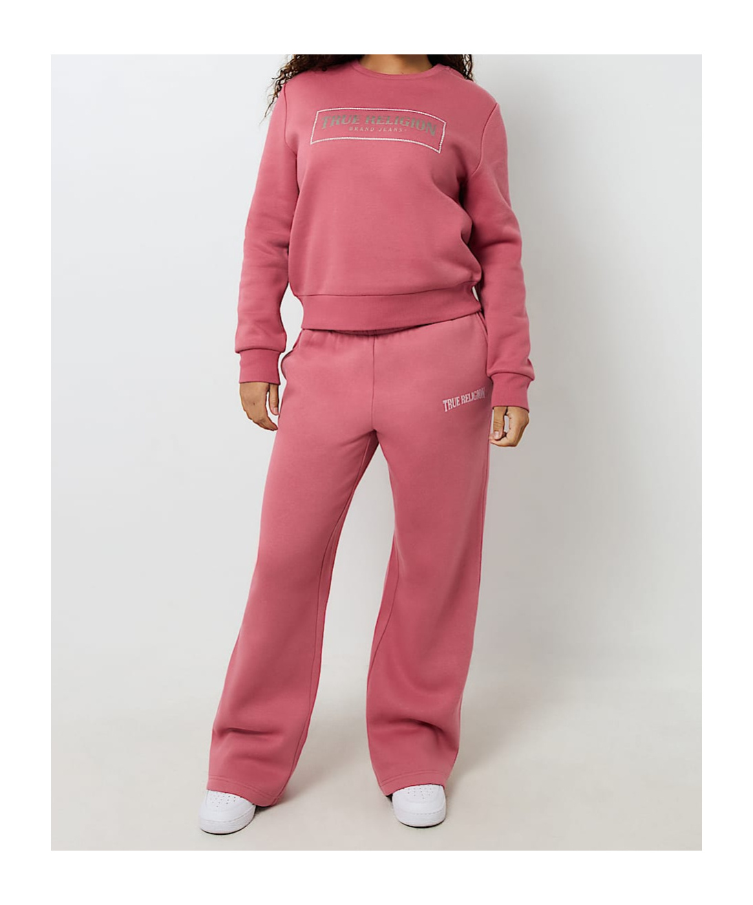 True Religion Long Sleeve Sweatshirt In Red