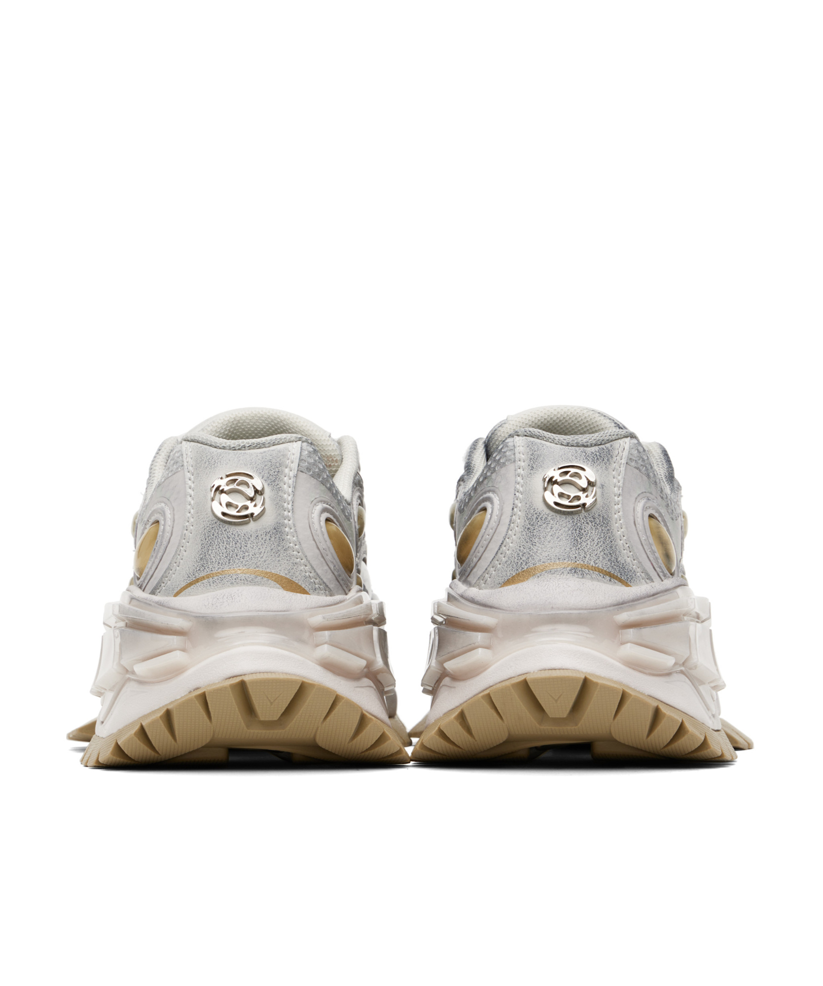 Rombaut Round Toe Sneakers In White