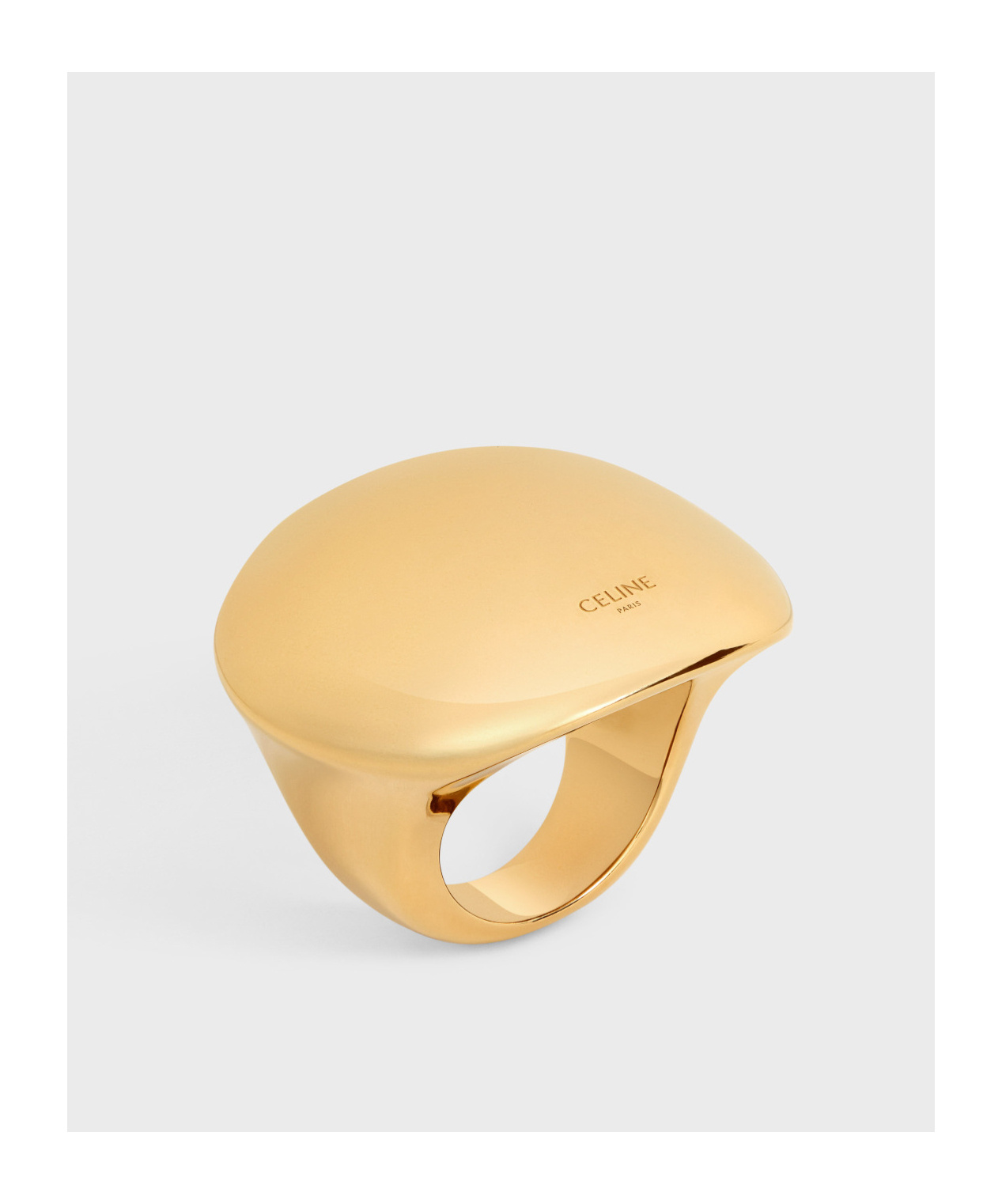 Celine Spherical Ring In Yellow