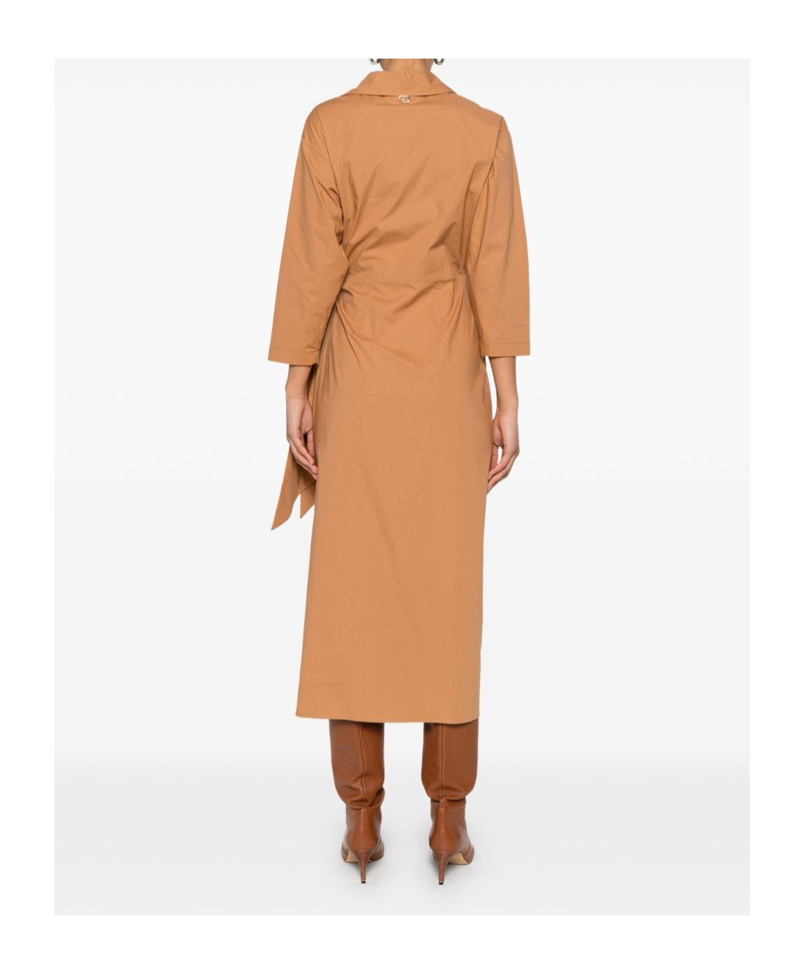Shop Twinset Poplin Midi Dress