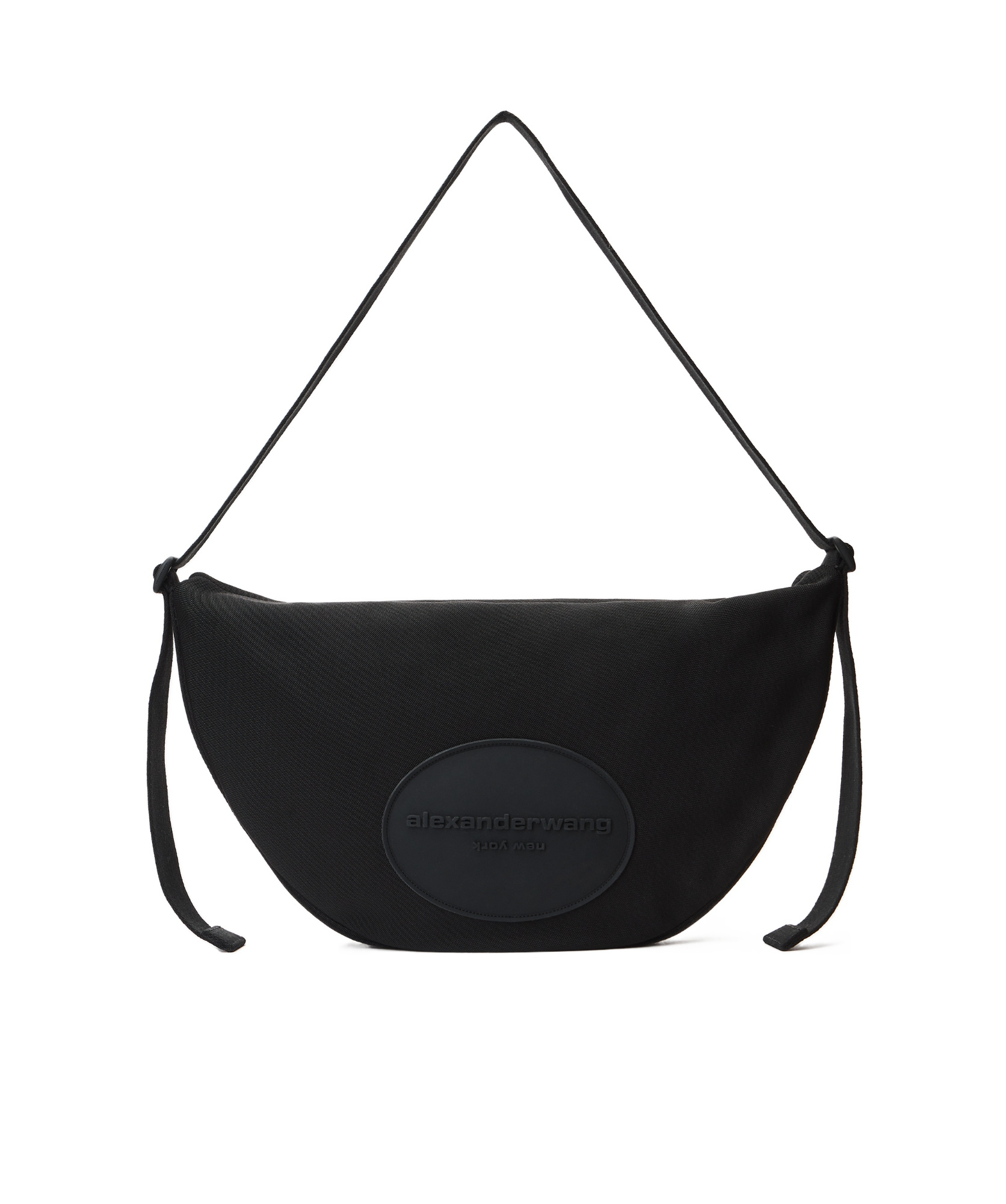 Alexander Wang Bo Small Crossbody Bag In Canvas In Black