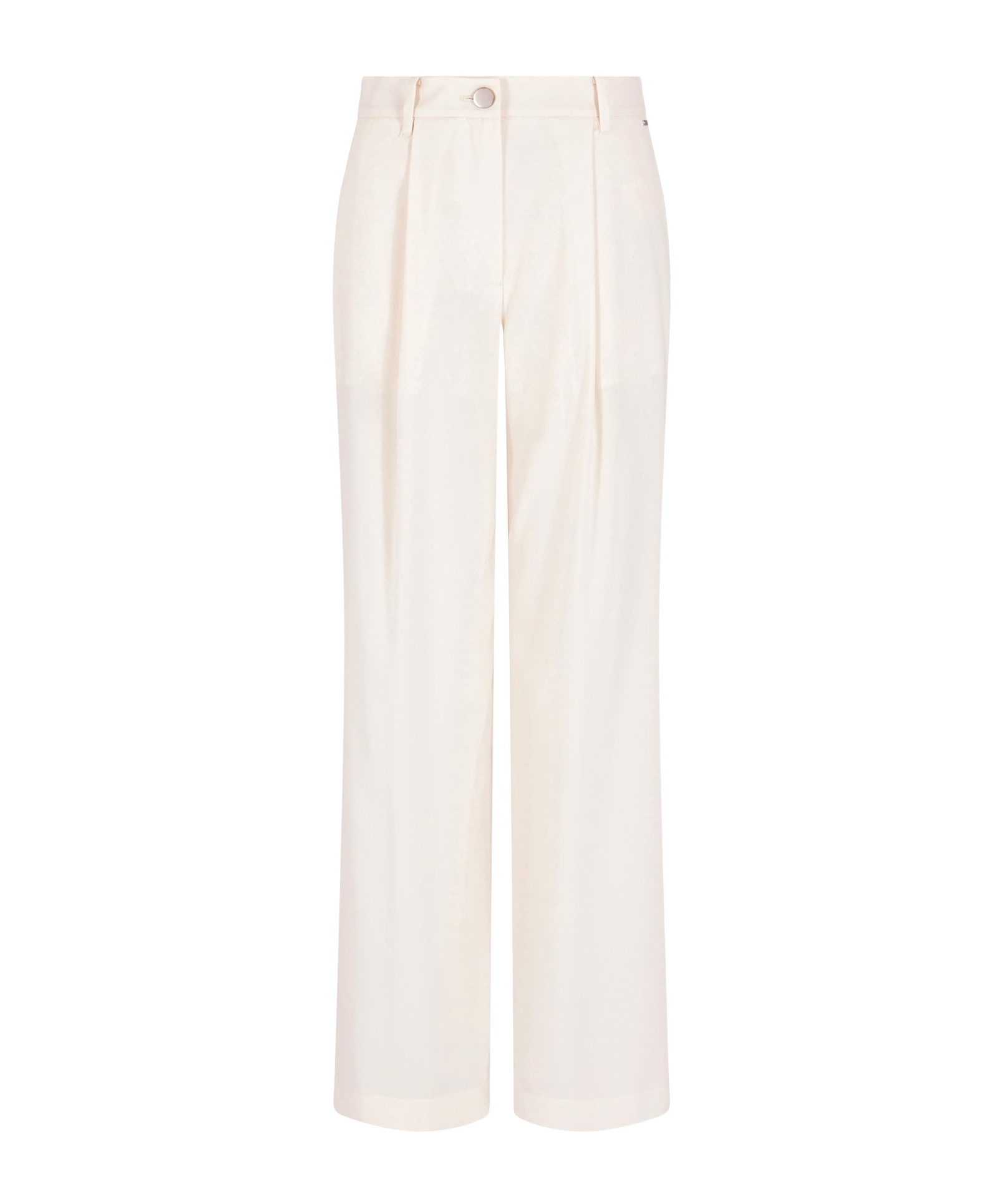 Shop Armani Exchange Wide-leg Trousers In White