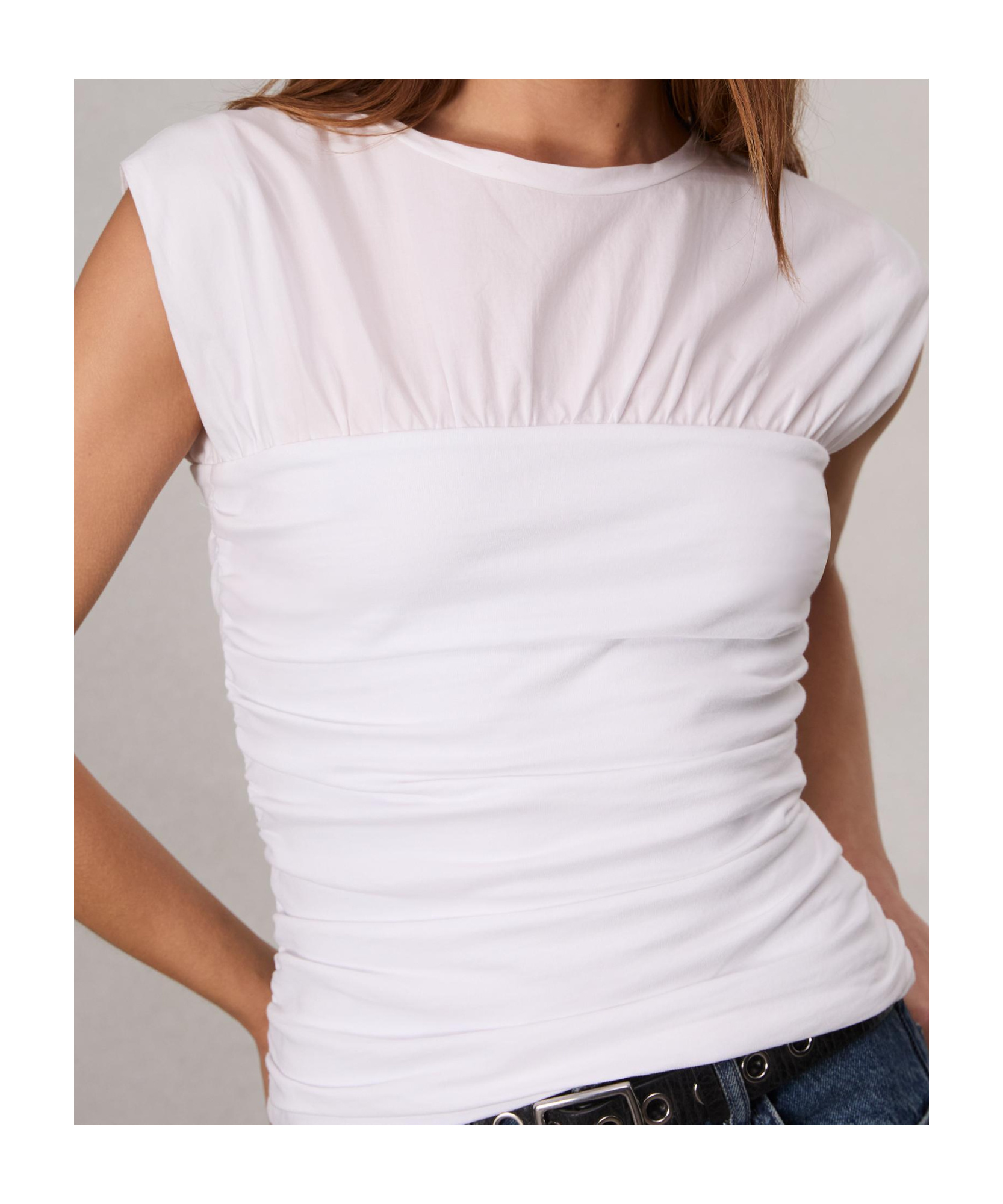 Rag & Bone Sleeveless T-shirt In White
