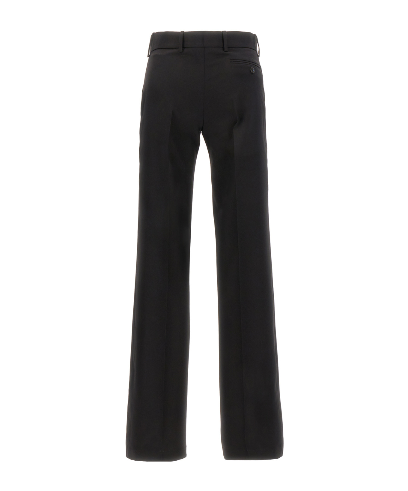QUIRA MID-RISE WIDE-LEG TAILORED TROUSERS