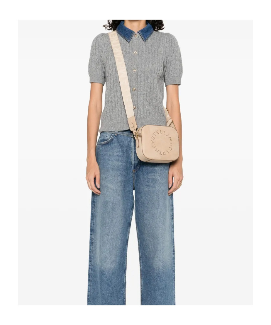 Stella Mccartney Stella Logo Camera Bag In Brown