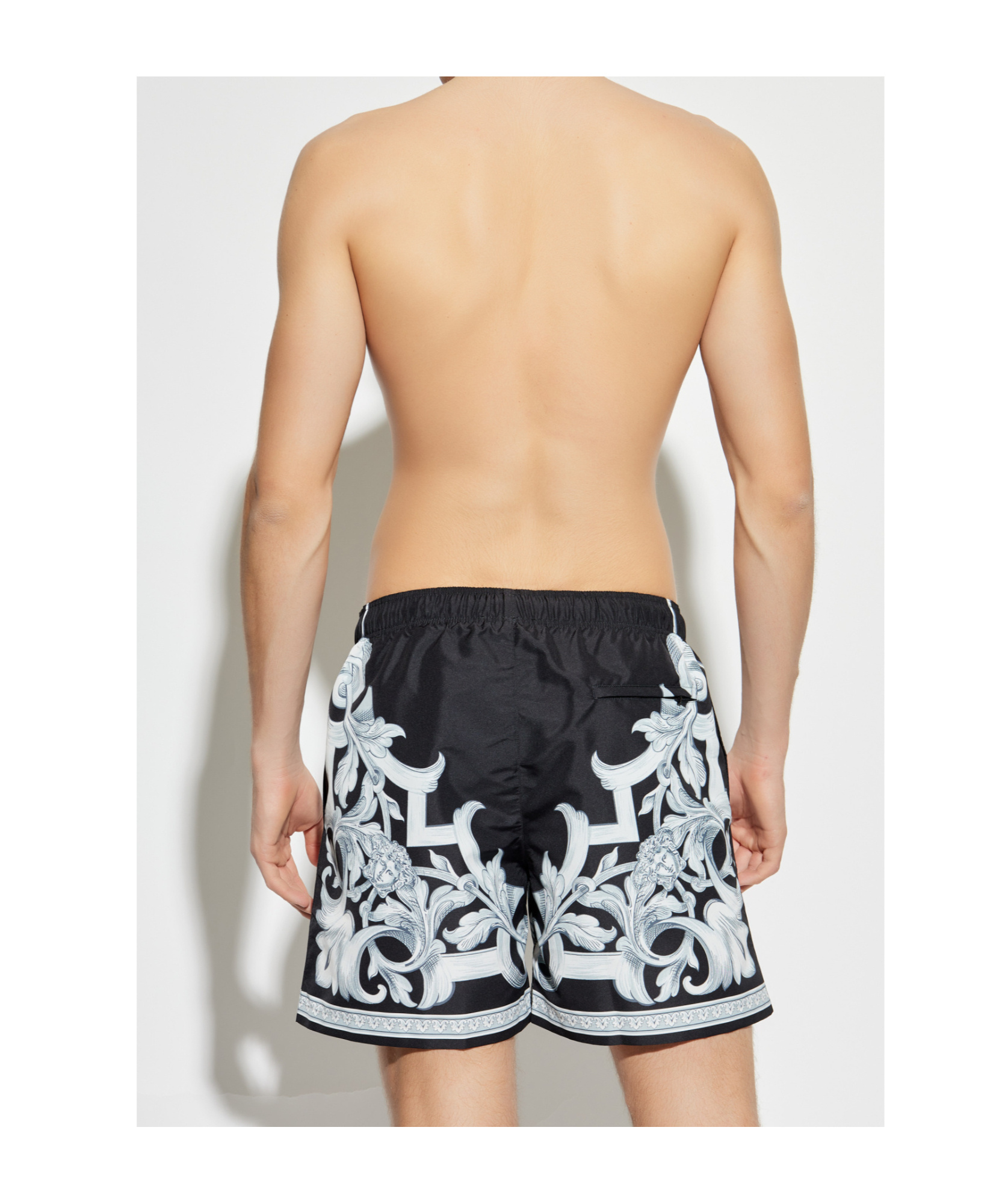 Versace Barocco-print Swim Shorts