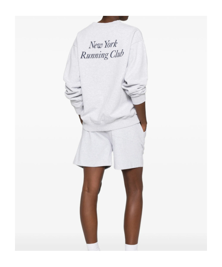 Sporty And Rich Long-sleeved Sweatshirt In White