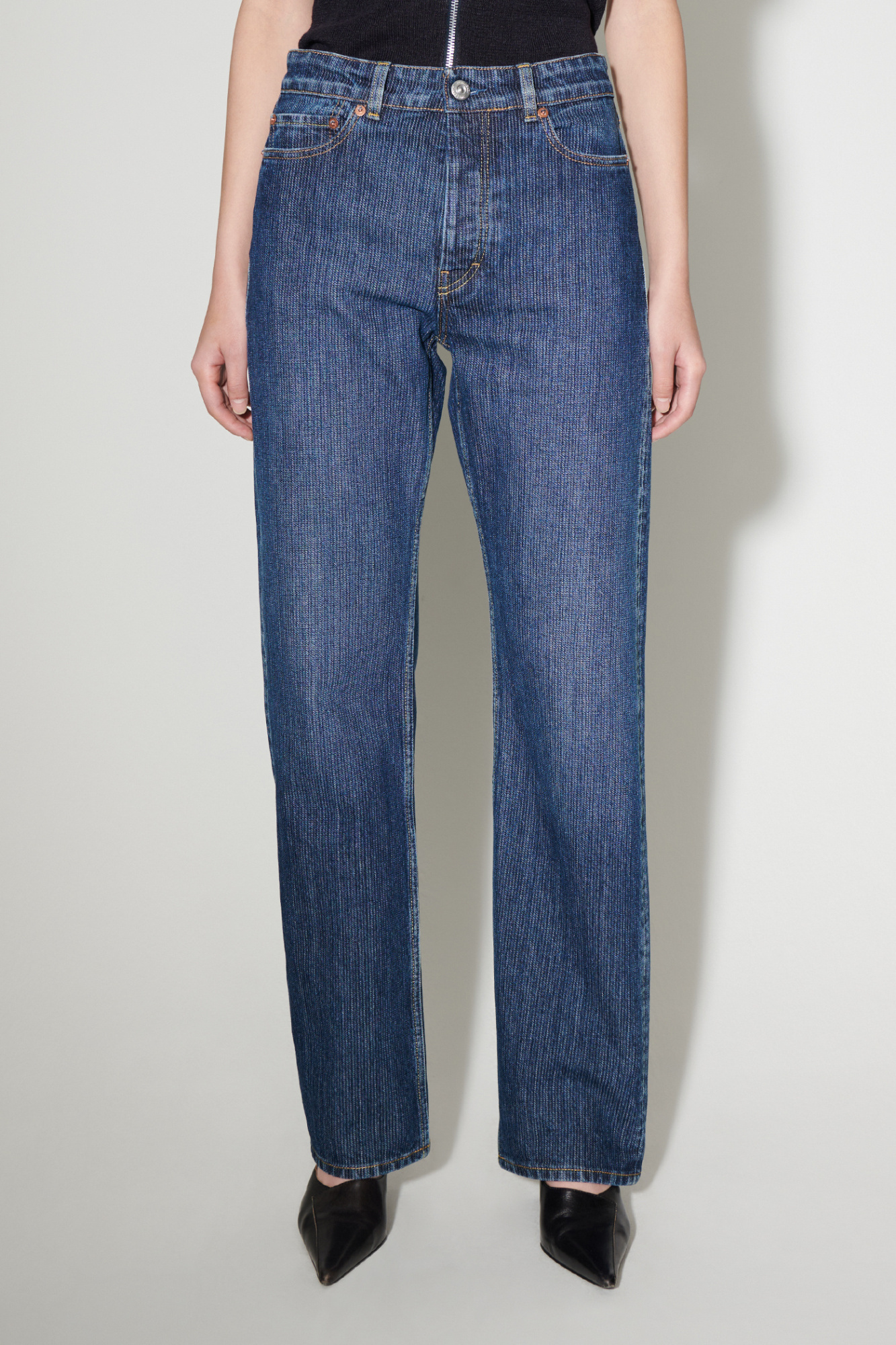 Our Legacy Chain Denim Trousers In Blue