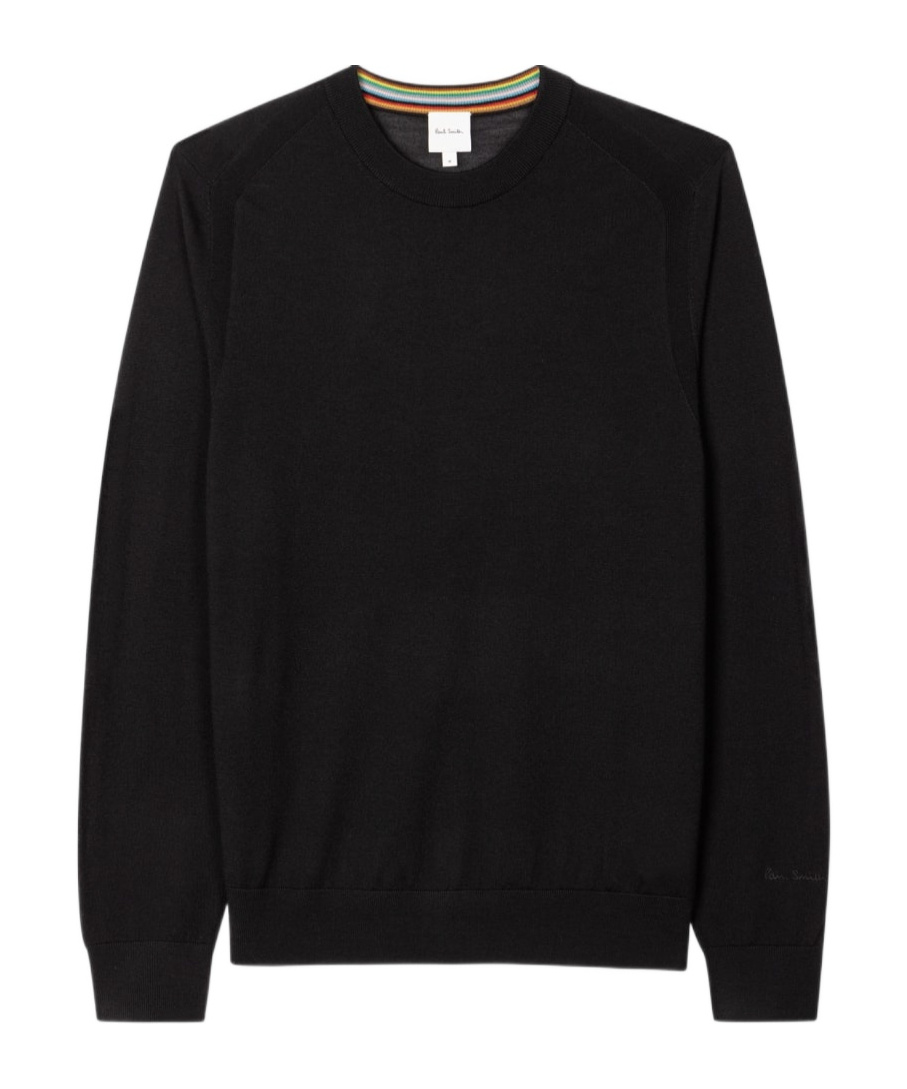 PAUL SMITH FINE-KNIT MERINO WOOL JUMPER