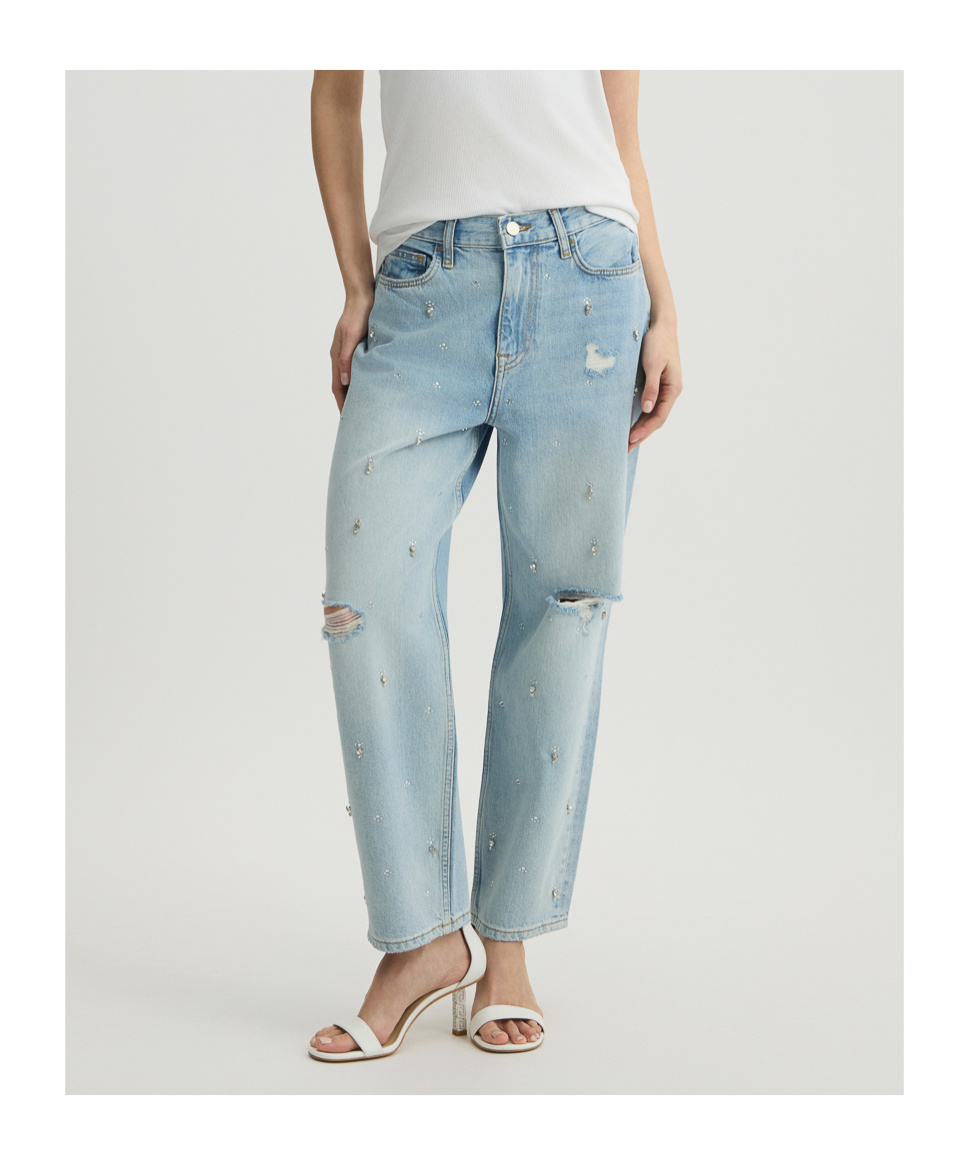 Liu •jo Liu Jo Light Blue Relaxed-fit Liu Jo Jeans