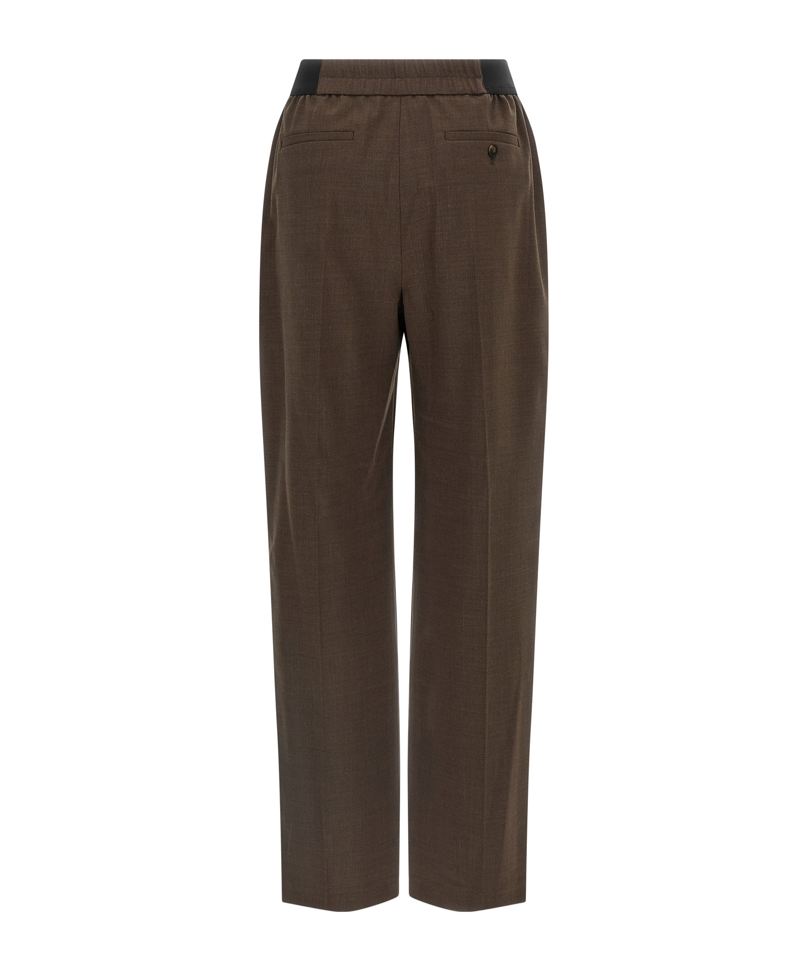 Loulou De Saison Niro Straight-leg Pants In Brown