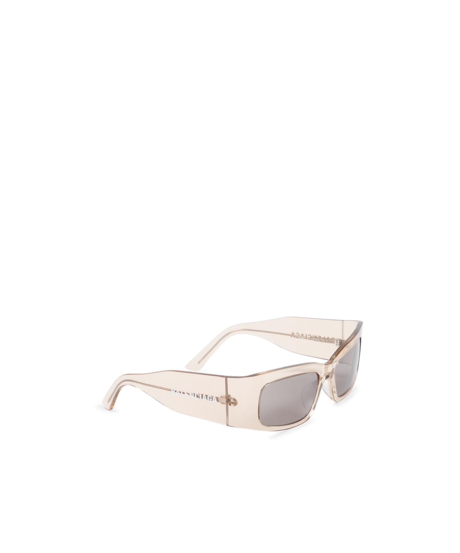Balenciaga Rectangle-frame Sunglasses In Gray