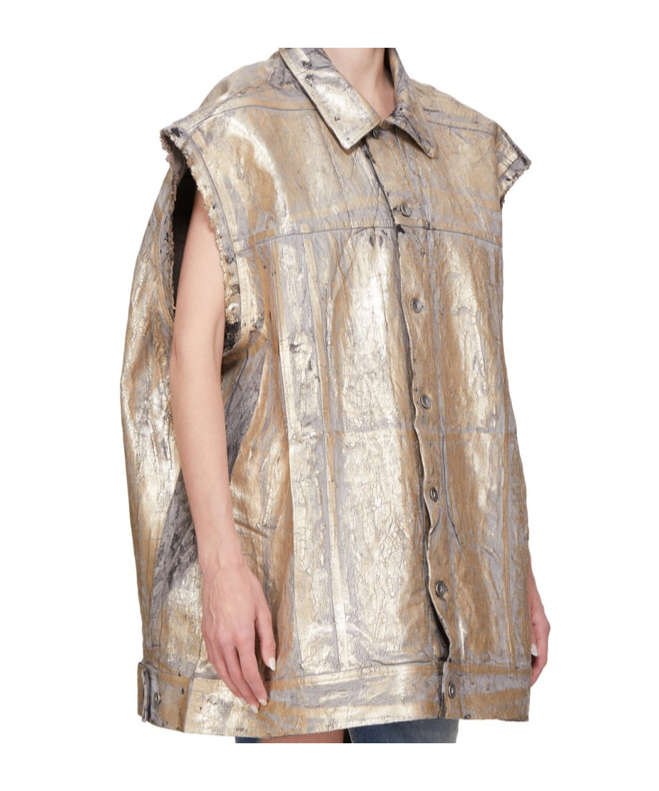 Rick Owens Drkshdw Coated Gilet