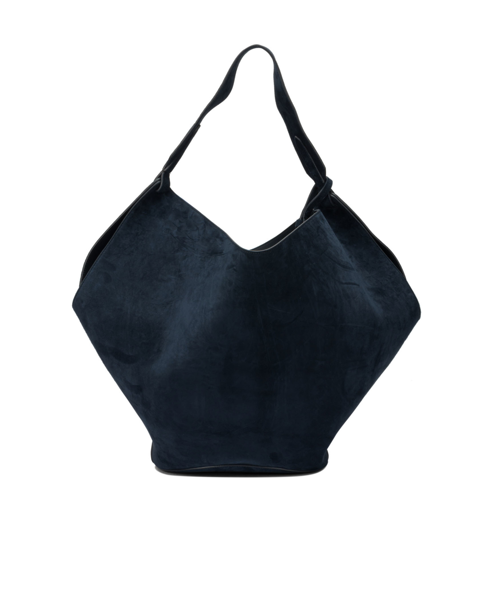 Khaite Lotus Medium Tote Bag In Black