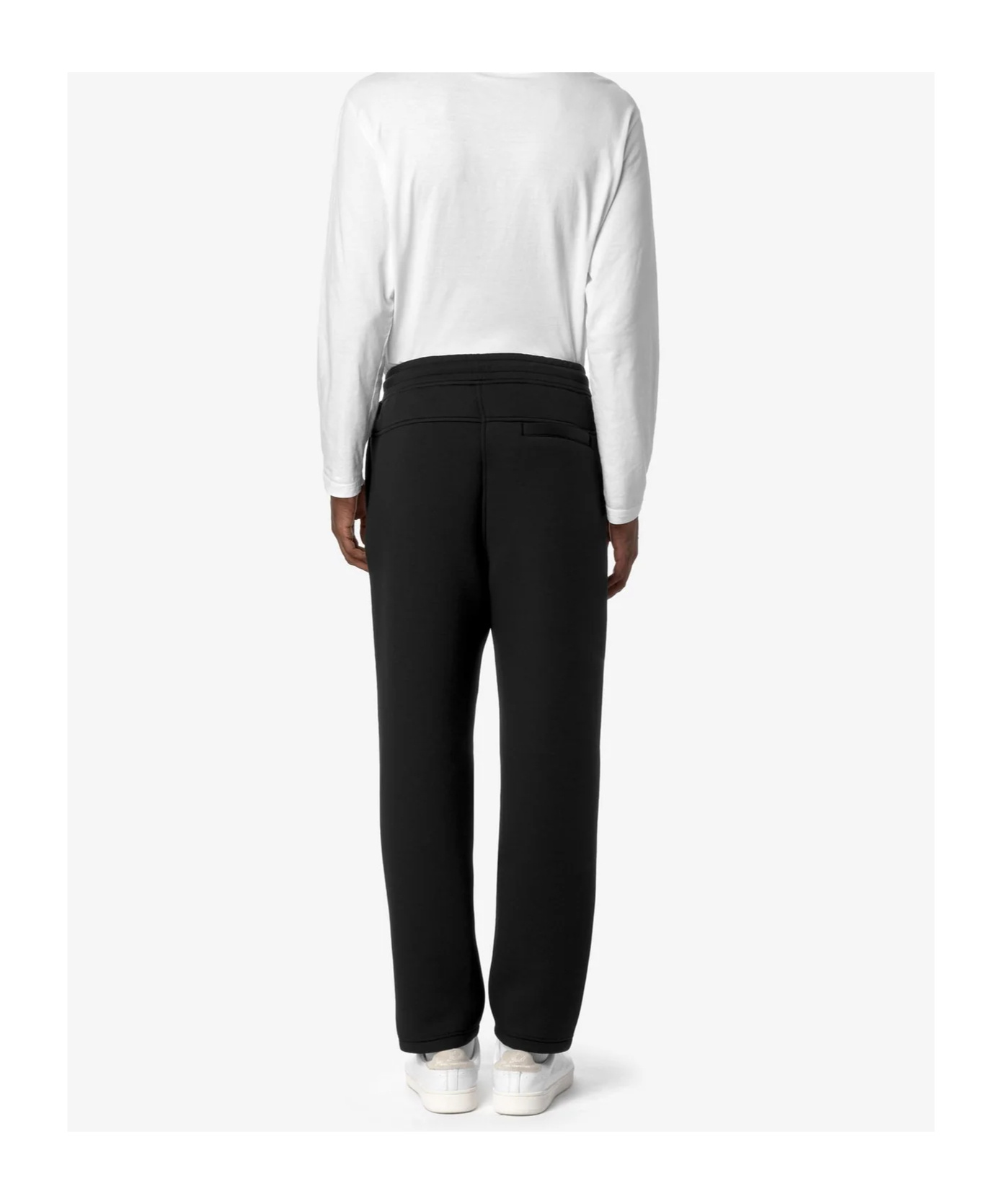 K-way Drawstring Trousers In Black