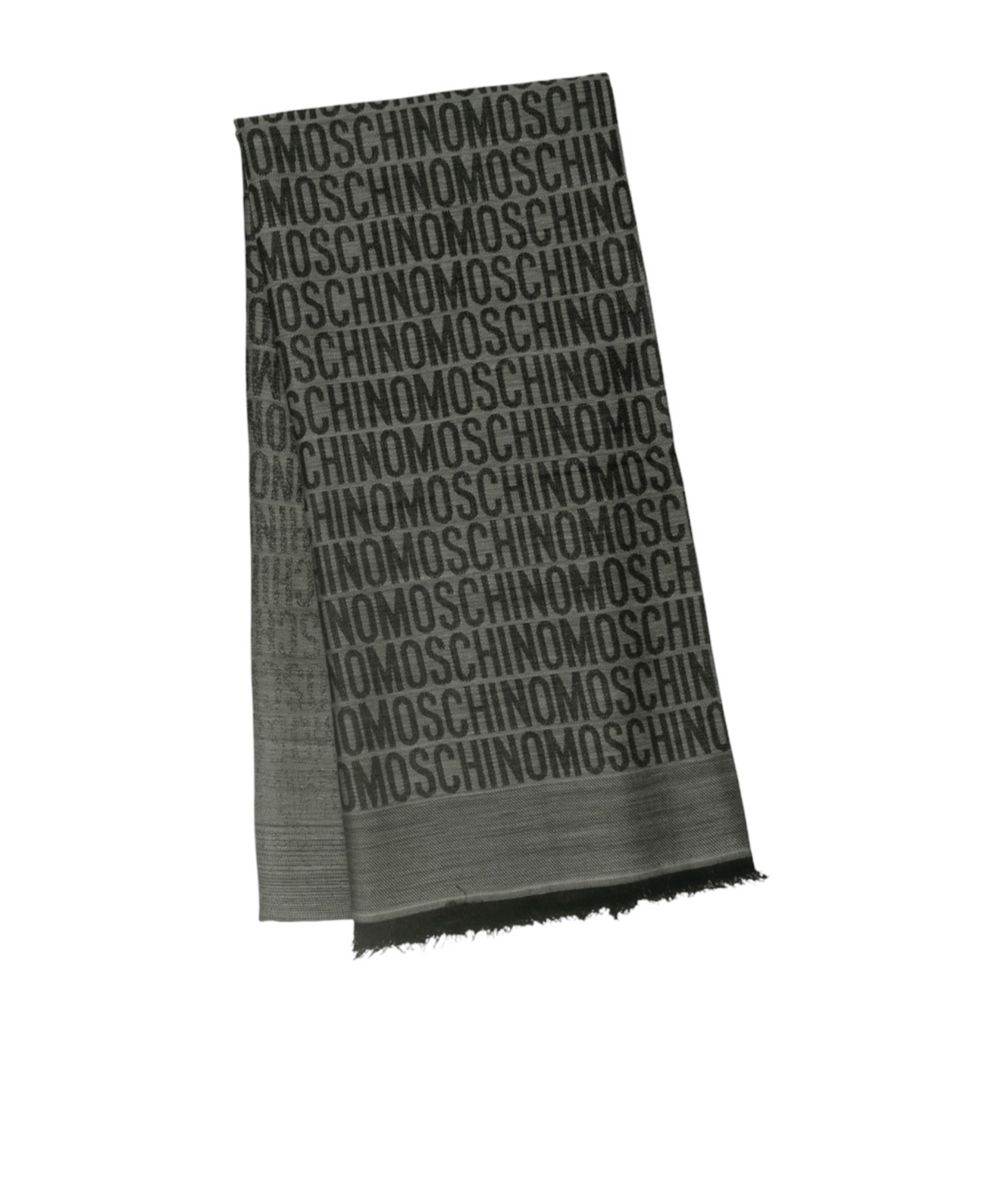 Moschino Logo Scarf In Black