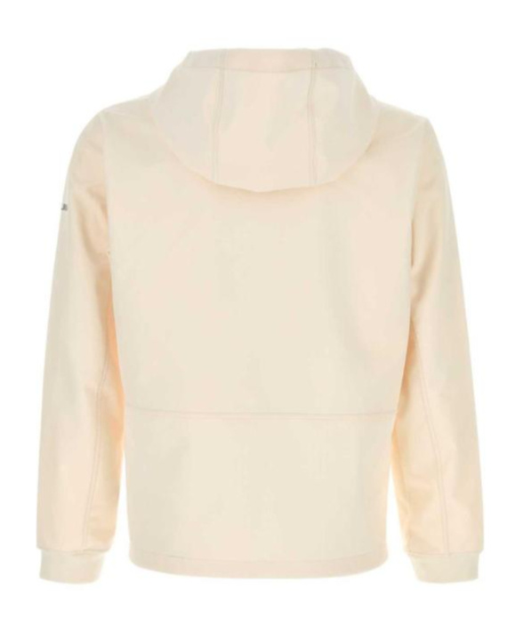 Woolrich Ivory Stretch Polyester Jacket In Nude