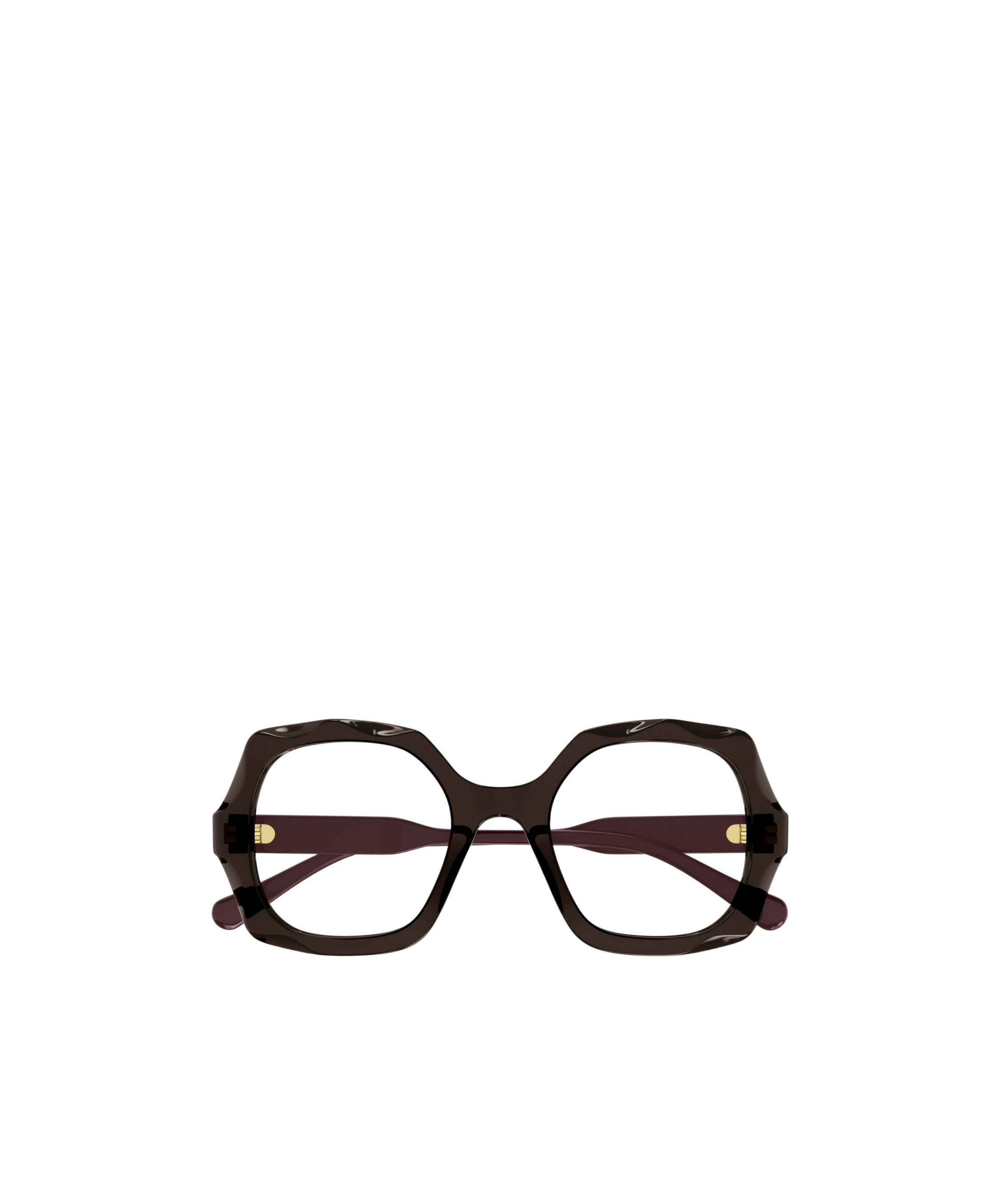 Shop Chloé Geometric-frame Glasses In Black