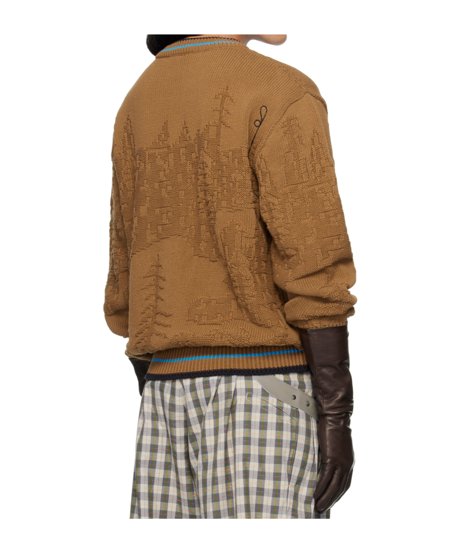 Kiko Kostadinov Fitz Sweater In Brown