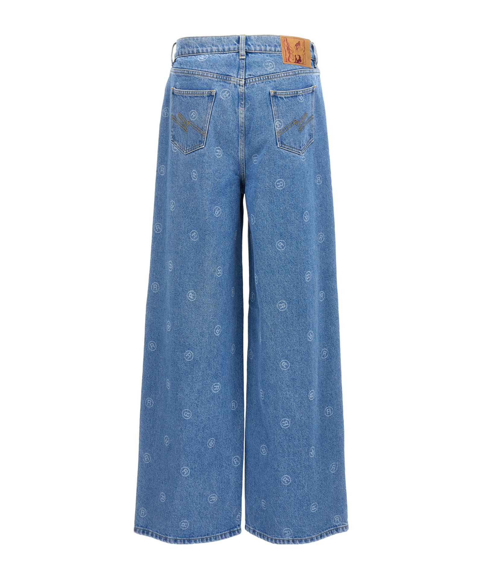 Martine Rose Belt-loop Jeans In Blue