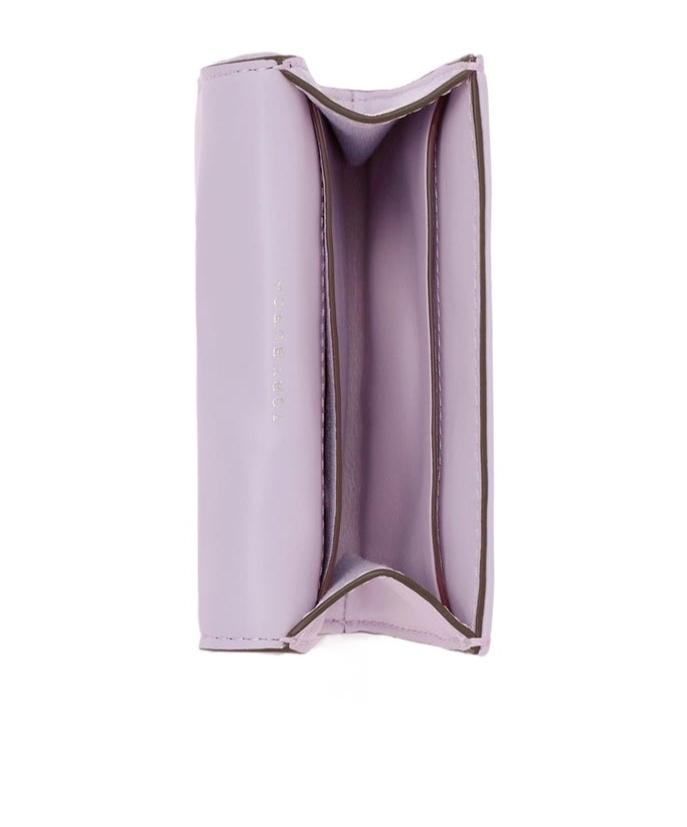 Tory Burch Quilted Metal Embellishment Purses & Cardholders In Purple