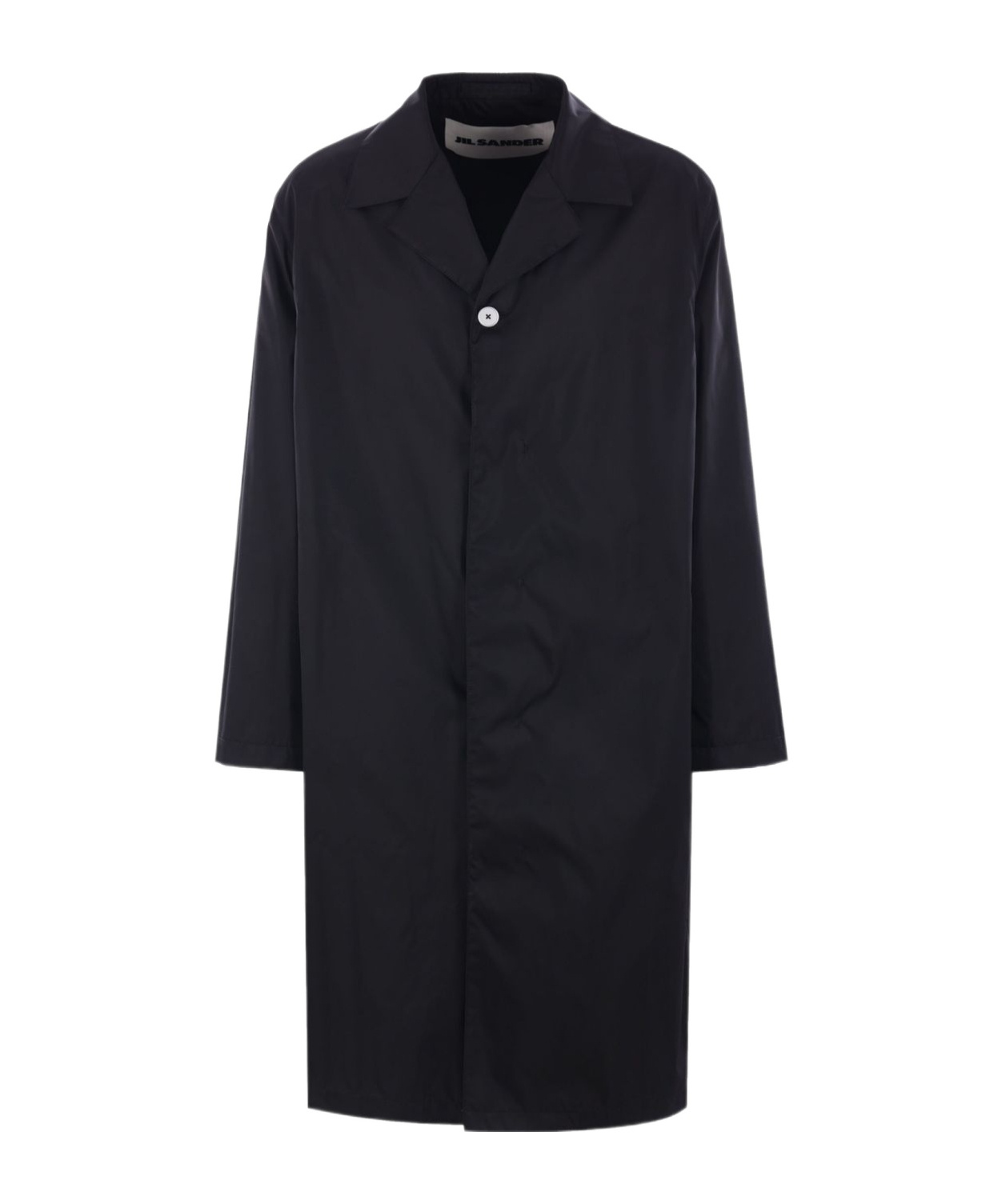 Jil Sander Single-breasted Coat In Black