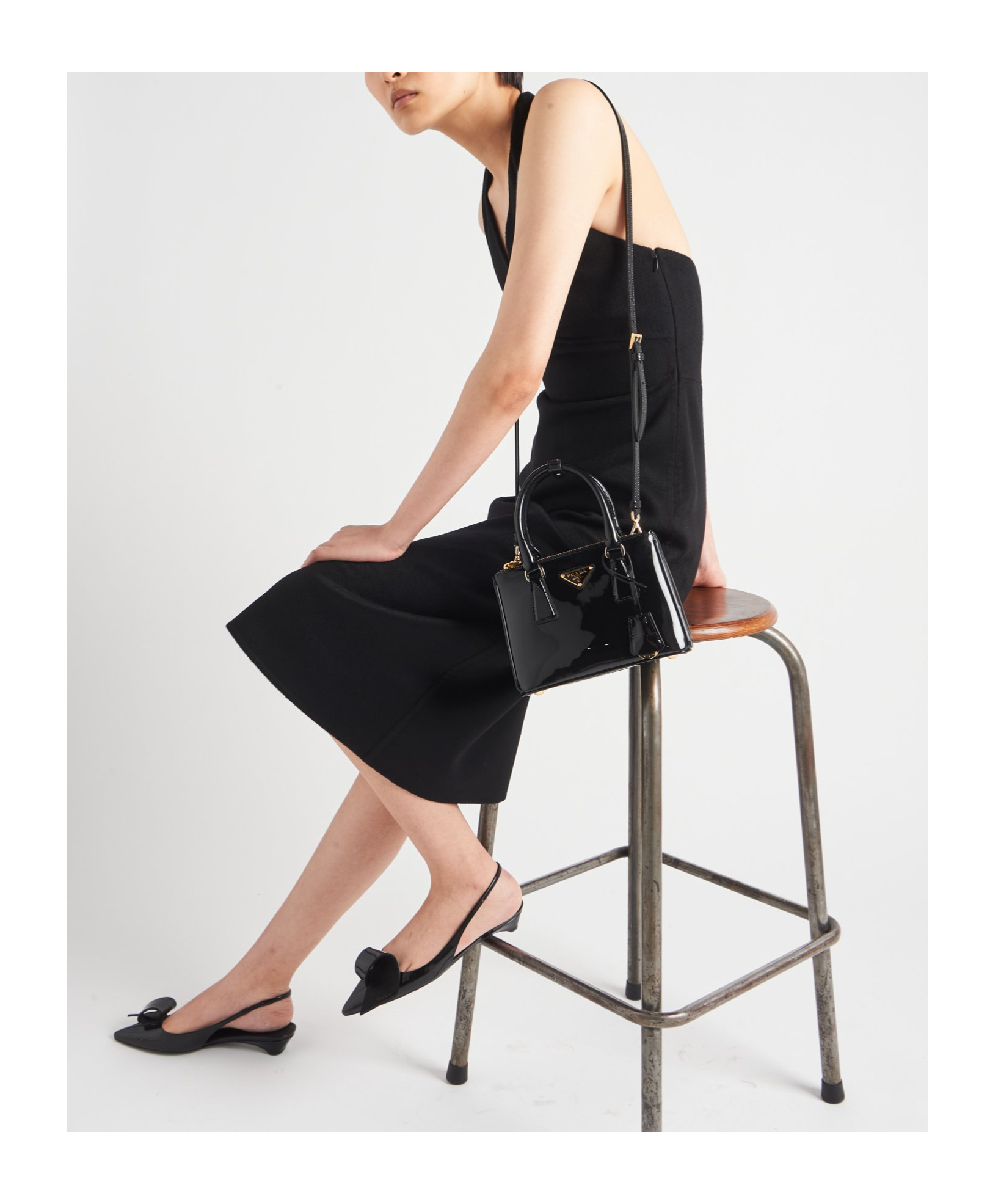 Prada Sac À Main En Cuir In Black