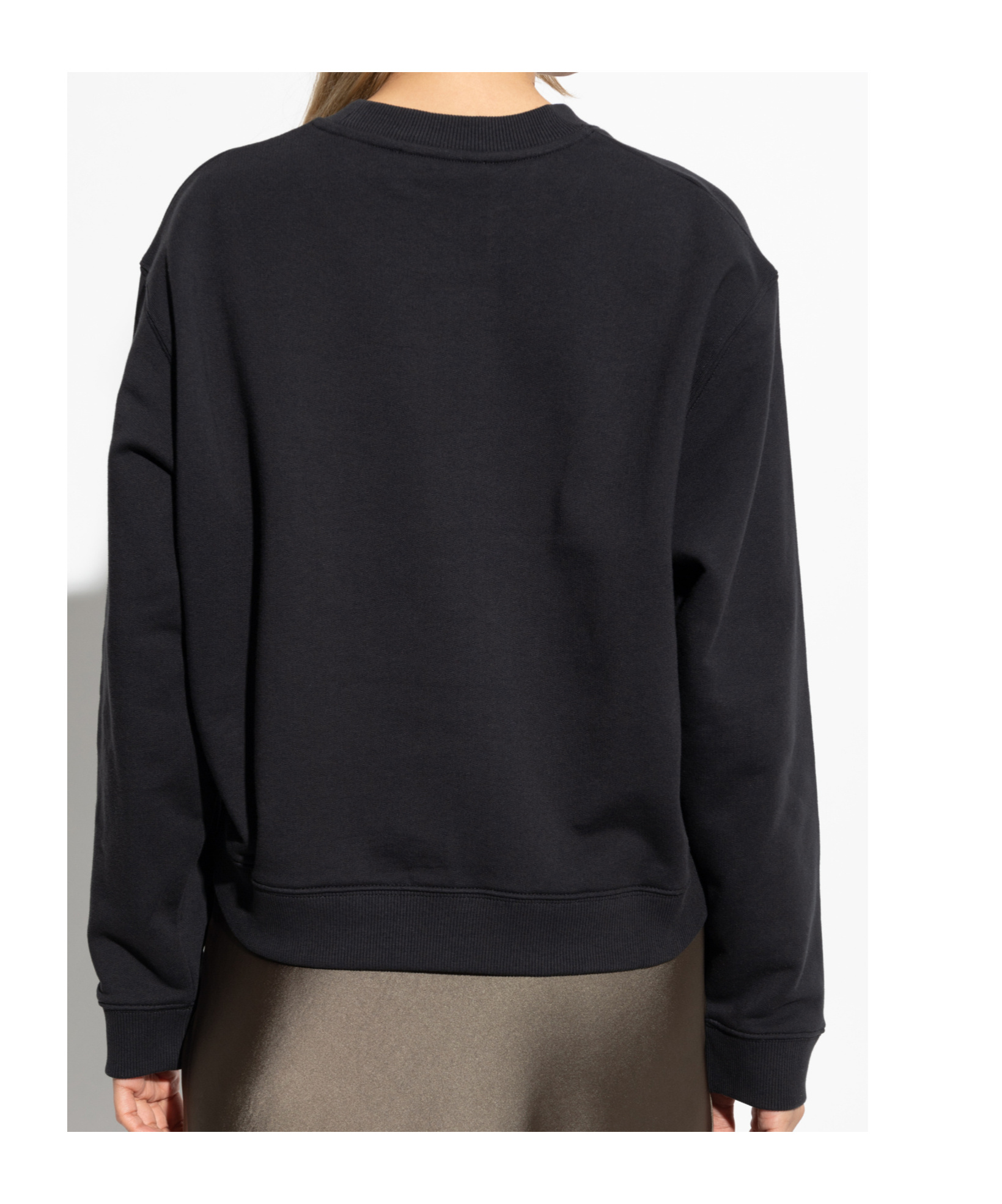 Shop Tory Burch Long-sleeved Sweater In Black