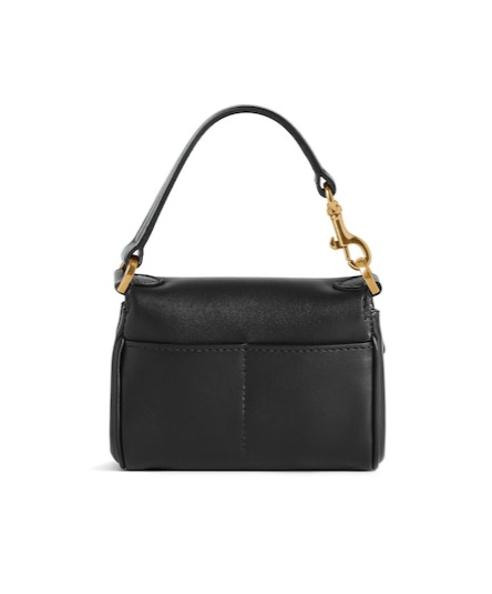 Balenciaga Womens Rodeo Micro Leather Top-handle Bag Black In Black