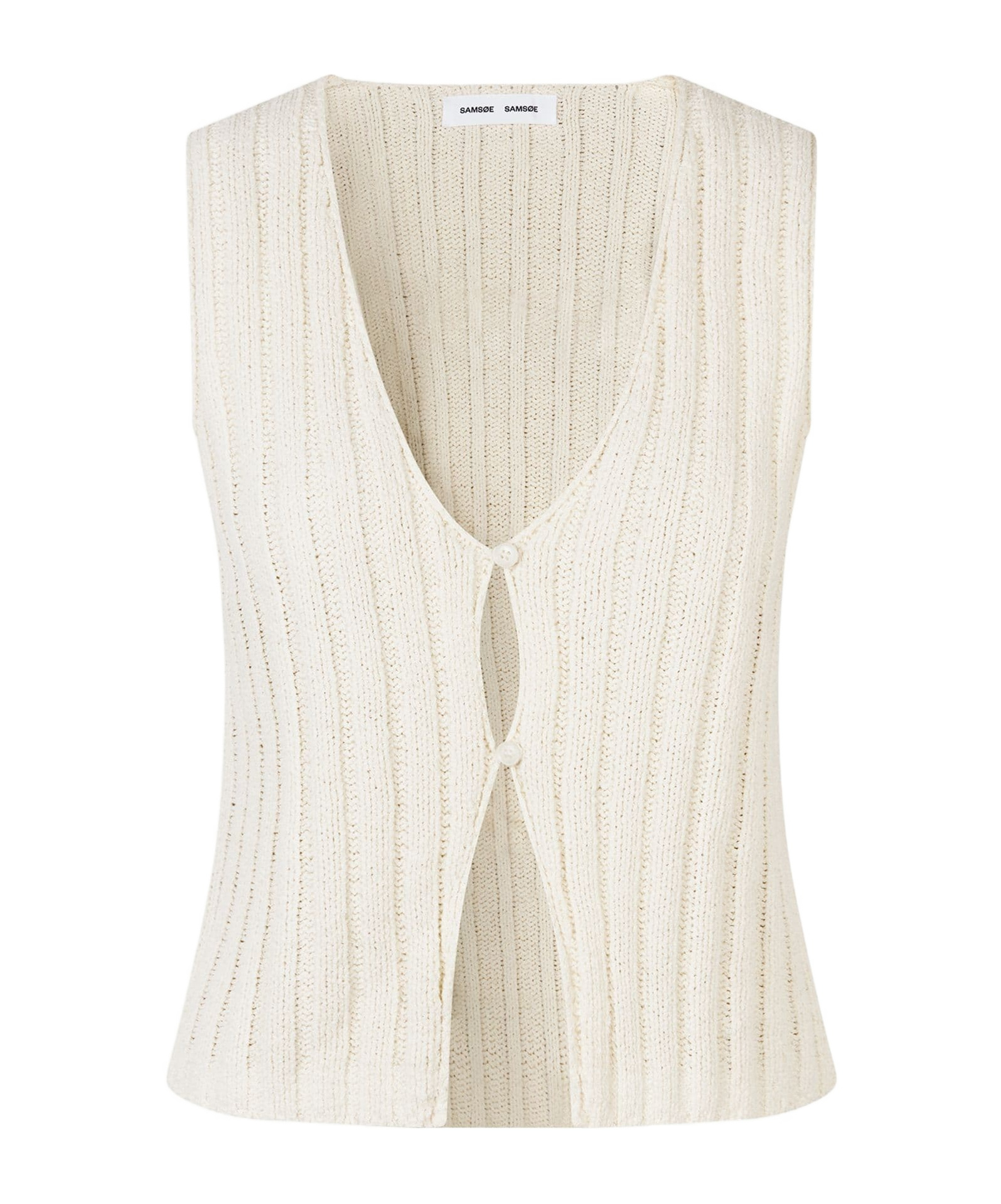 Samsoe & Samsoe Salou Vest In Neutral