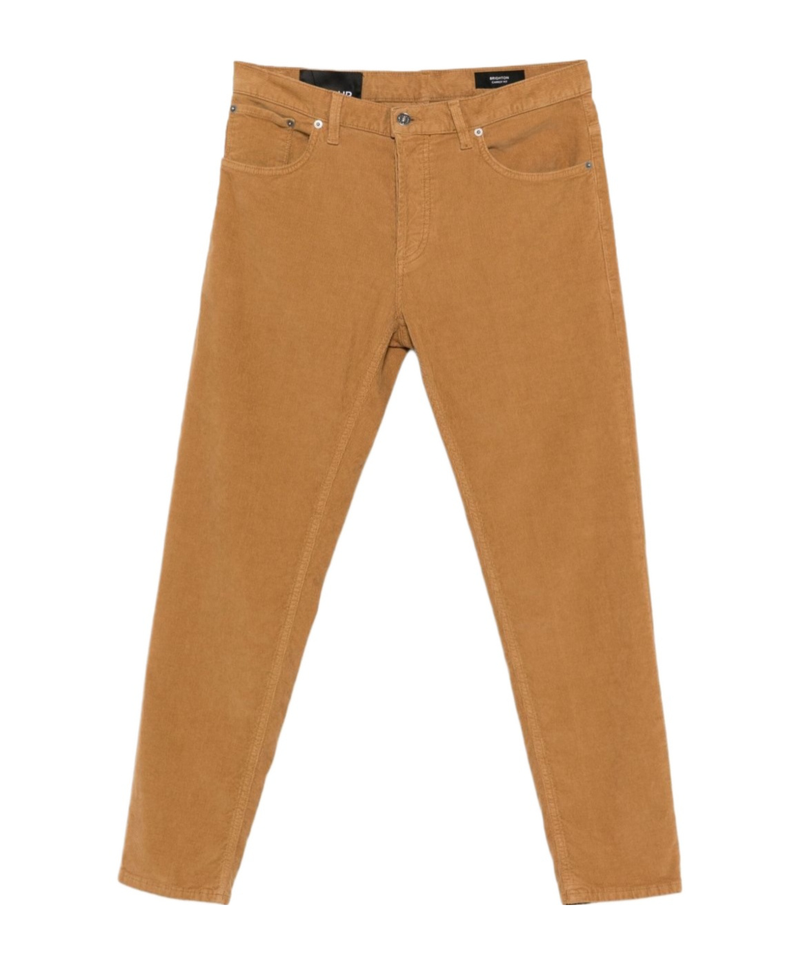 Dondup Straight Fit Corduroy Trousers In Brown