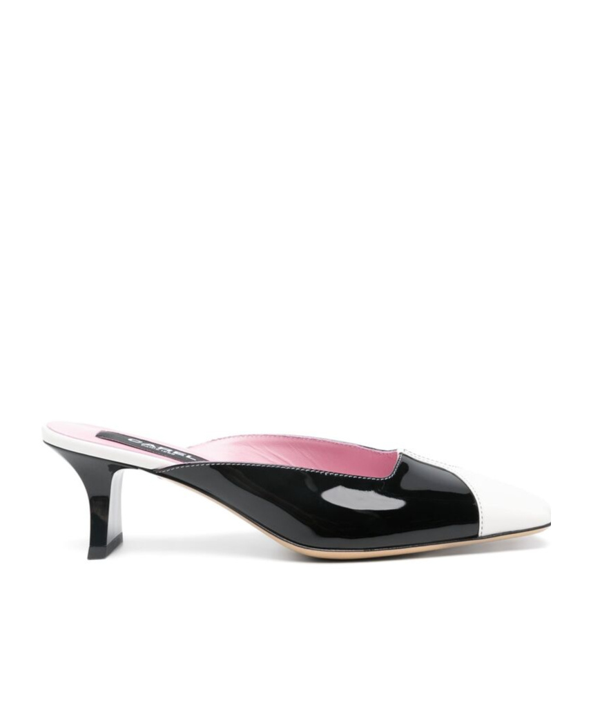 Carel Paris Round-headed High-heeled Sandals In Black