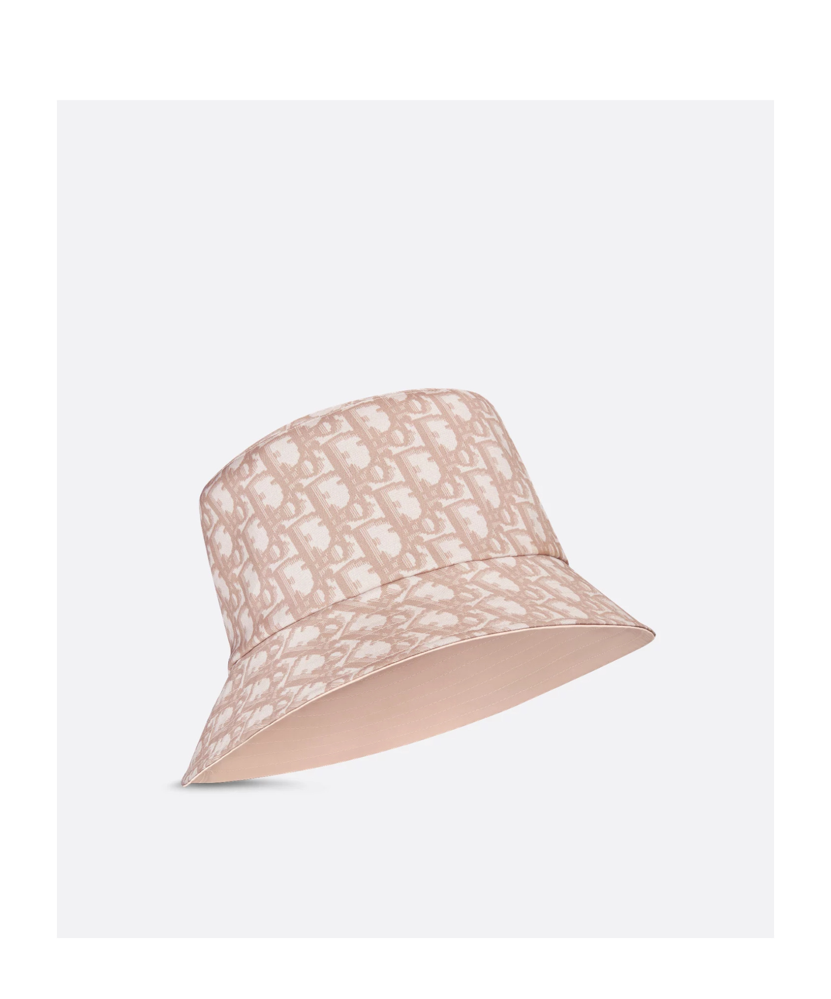 Dior Reversible Teddy-d Small Brim Bucket Hat In Nude