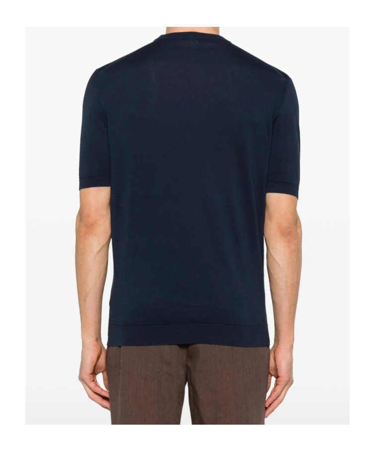 Fedeli Geometrisch Gemustertes T-shirt In Blue