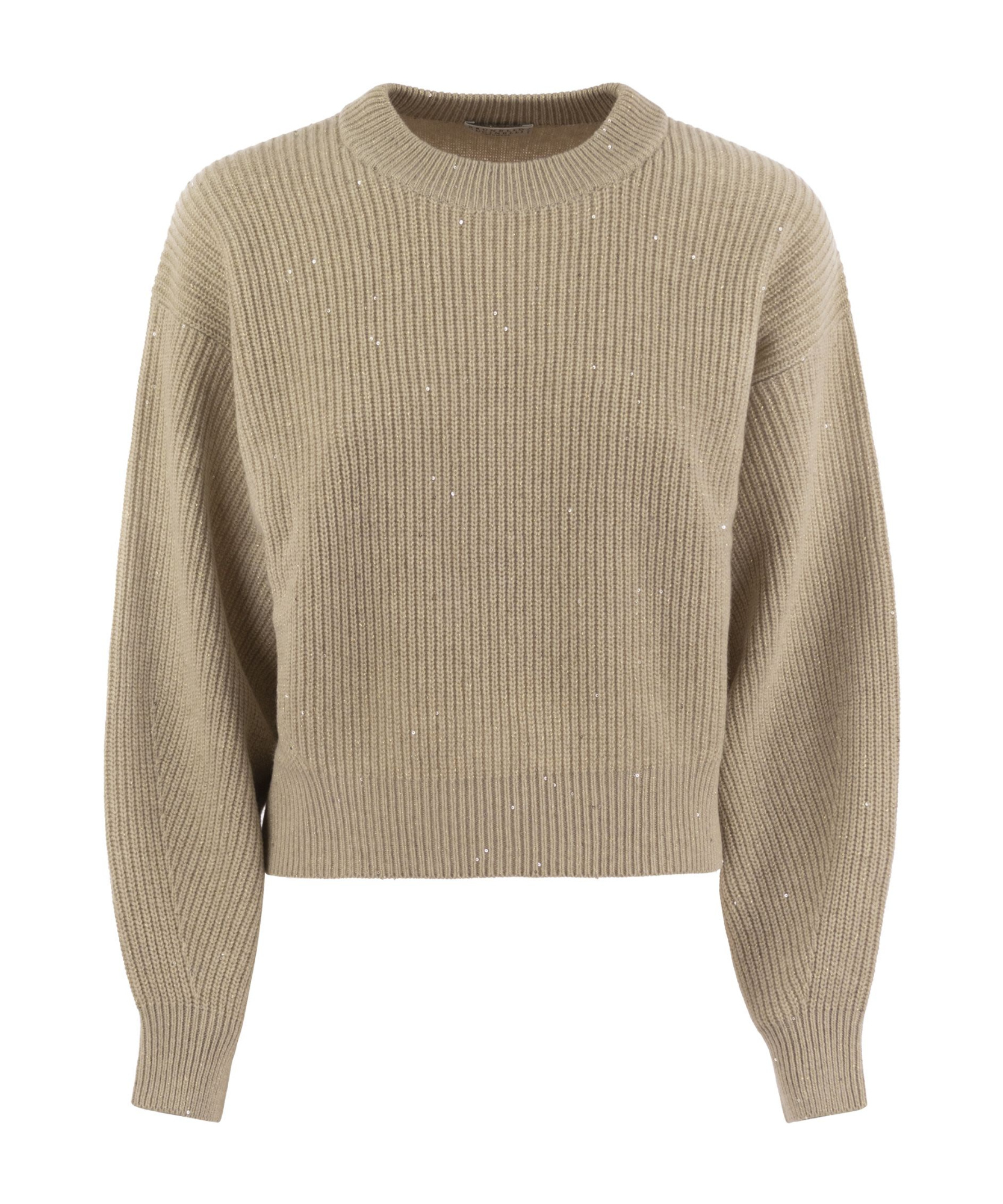 BRUNELLO CUCINELLI BRUNELLO CUCINELLI SEQUIN EMBELLISHED KNITTED JUMPER