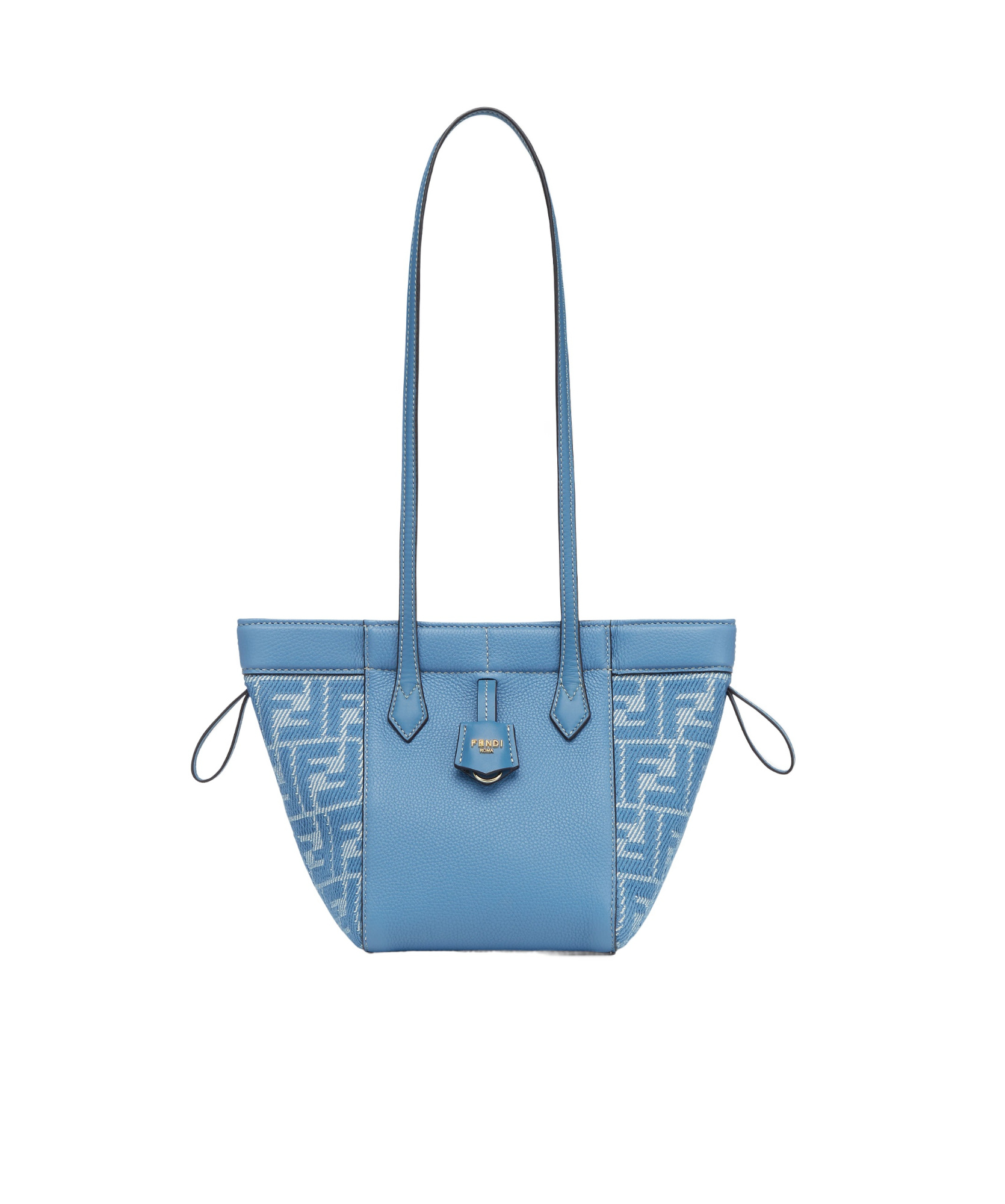 Fendi Women's Mini Origami Bucket Bag In Blue