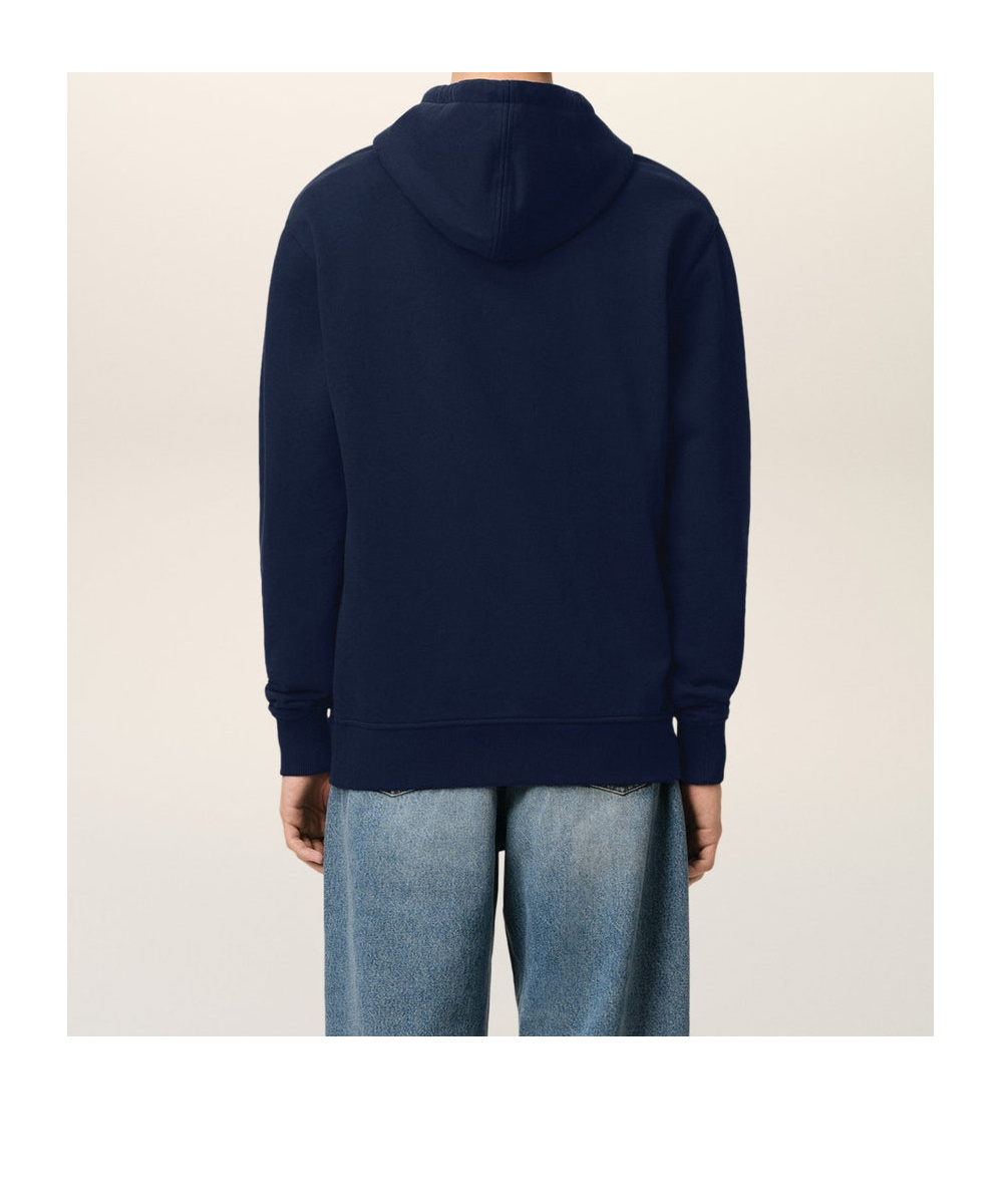 Ami Alexandre Mattiussi Heart Hoodie Kangaroo Pockets In Black
