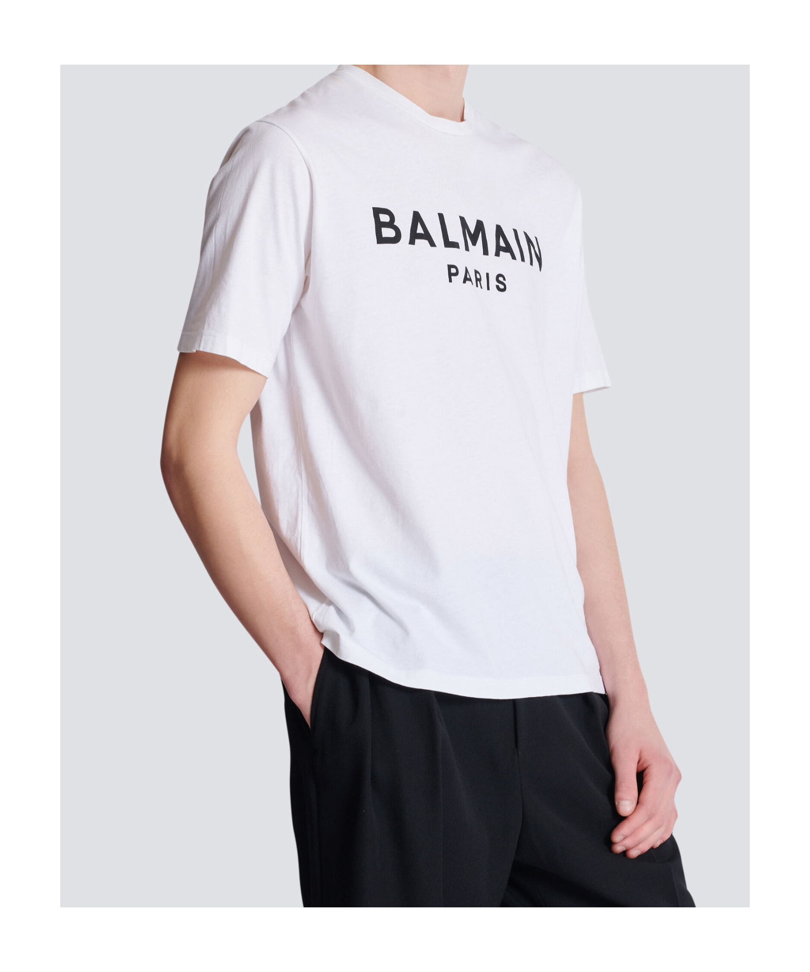 Balmain Printed Cotton T-shirt