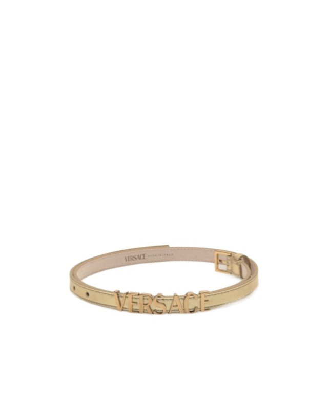 Versace Logo-letteing Belt