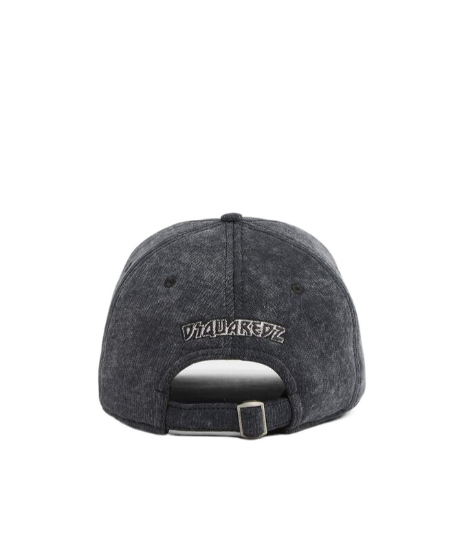 Dsquared2 Kiss Embellished Baseball Cap In Blue