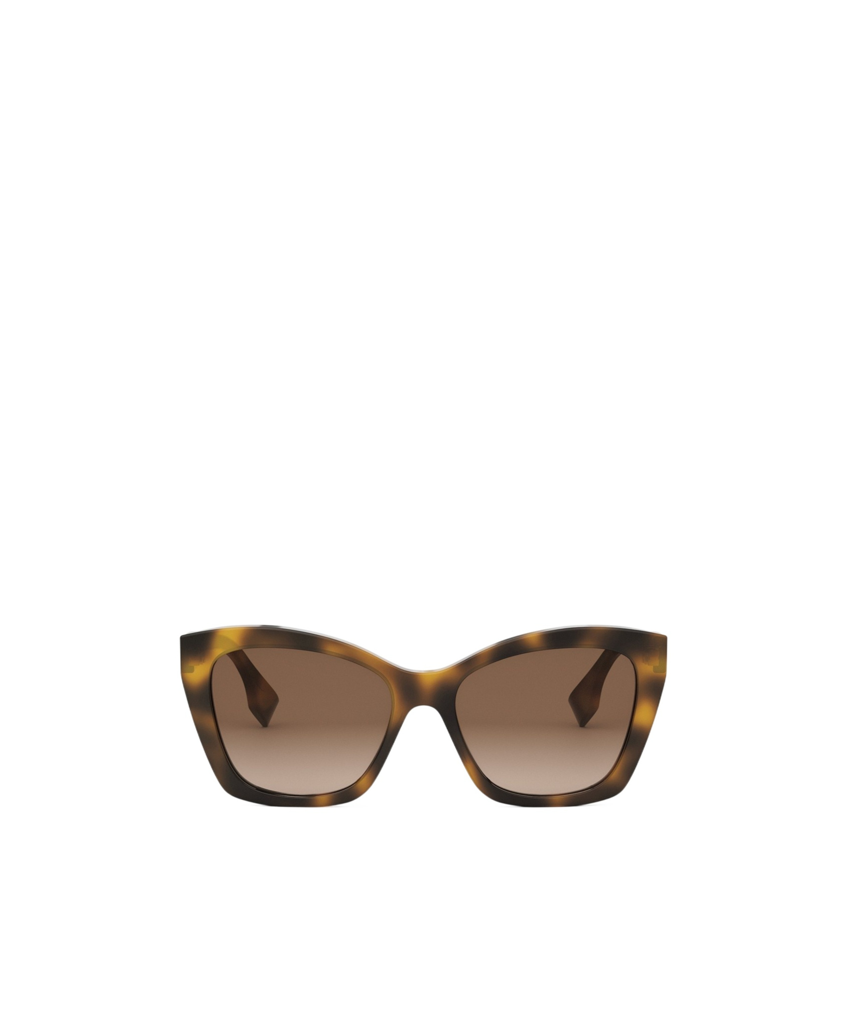 Fendi Eyewear Butterfly Frame Sunglasses In Brown