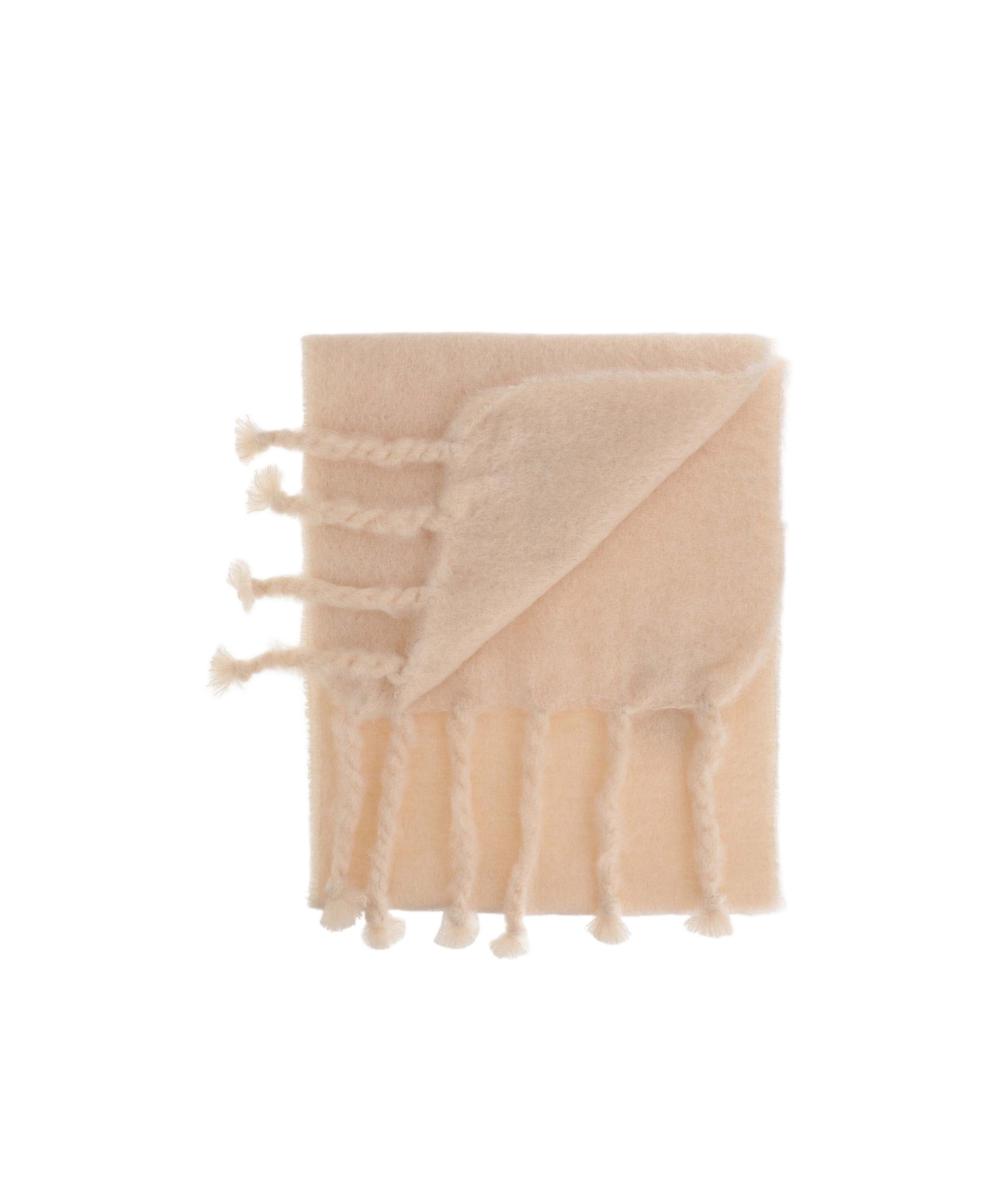 Jil Sander Wool Blend Scarf With Logo In Nude