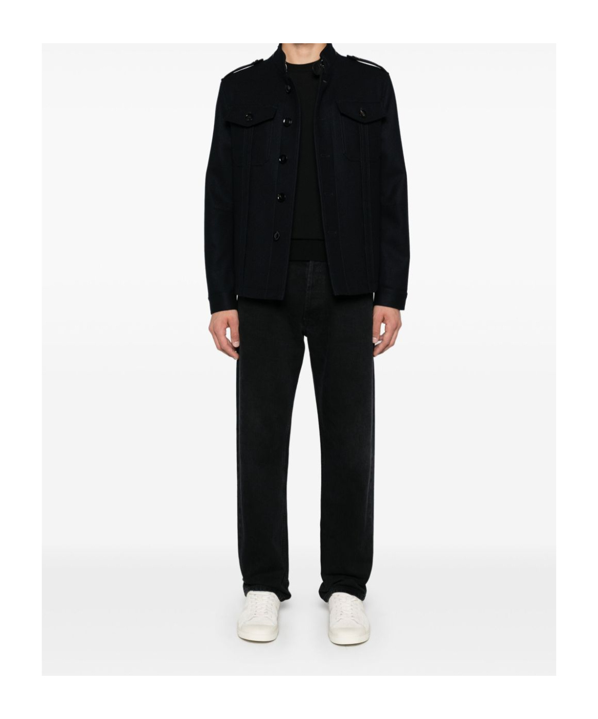 Tom Ford Coat In Black