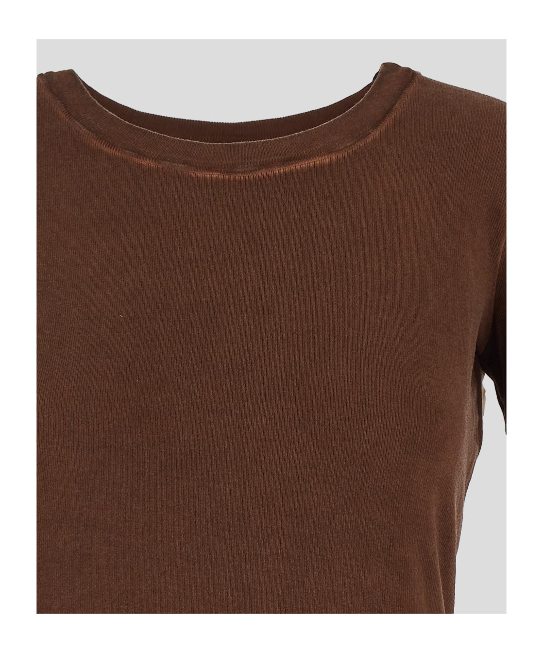 Uma Wang Long Sleeve T-shirt In Brown