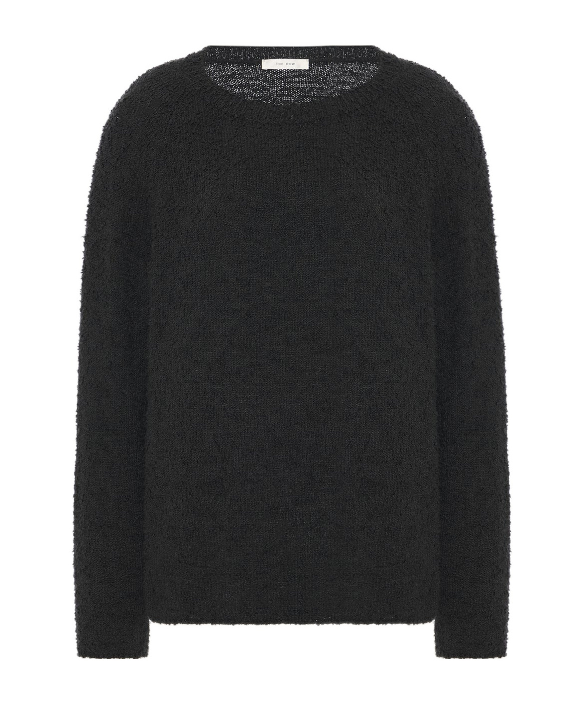The Row Long Sleeve Sweater In Black
