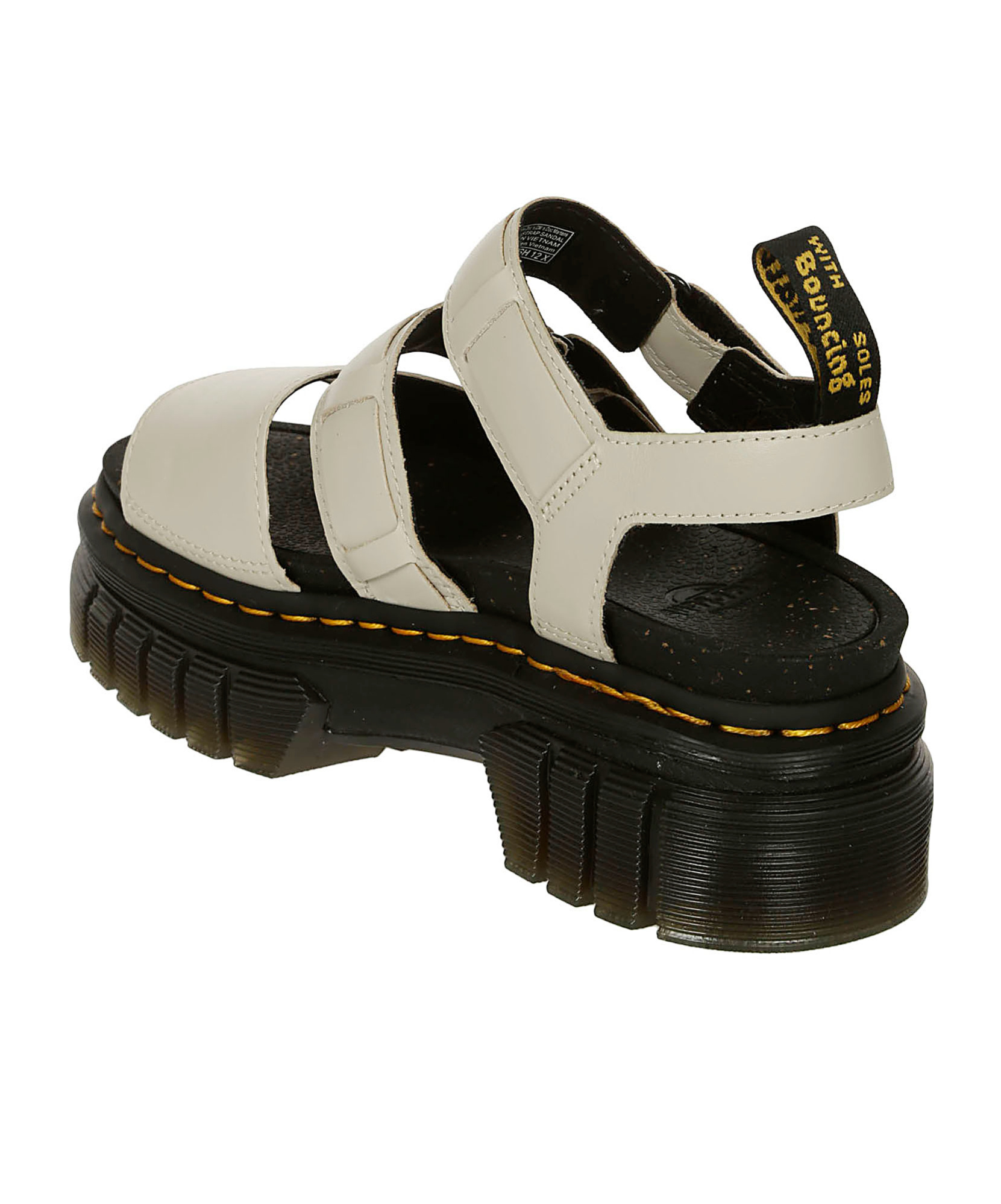 Dr. Martens' Open-toed Flat Sandals In Black